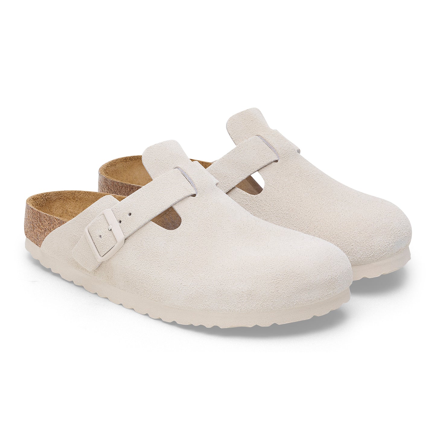 BIRKENSTOCK BOSTON WHITE ANTIQUE