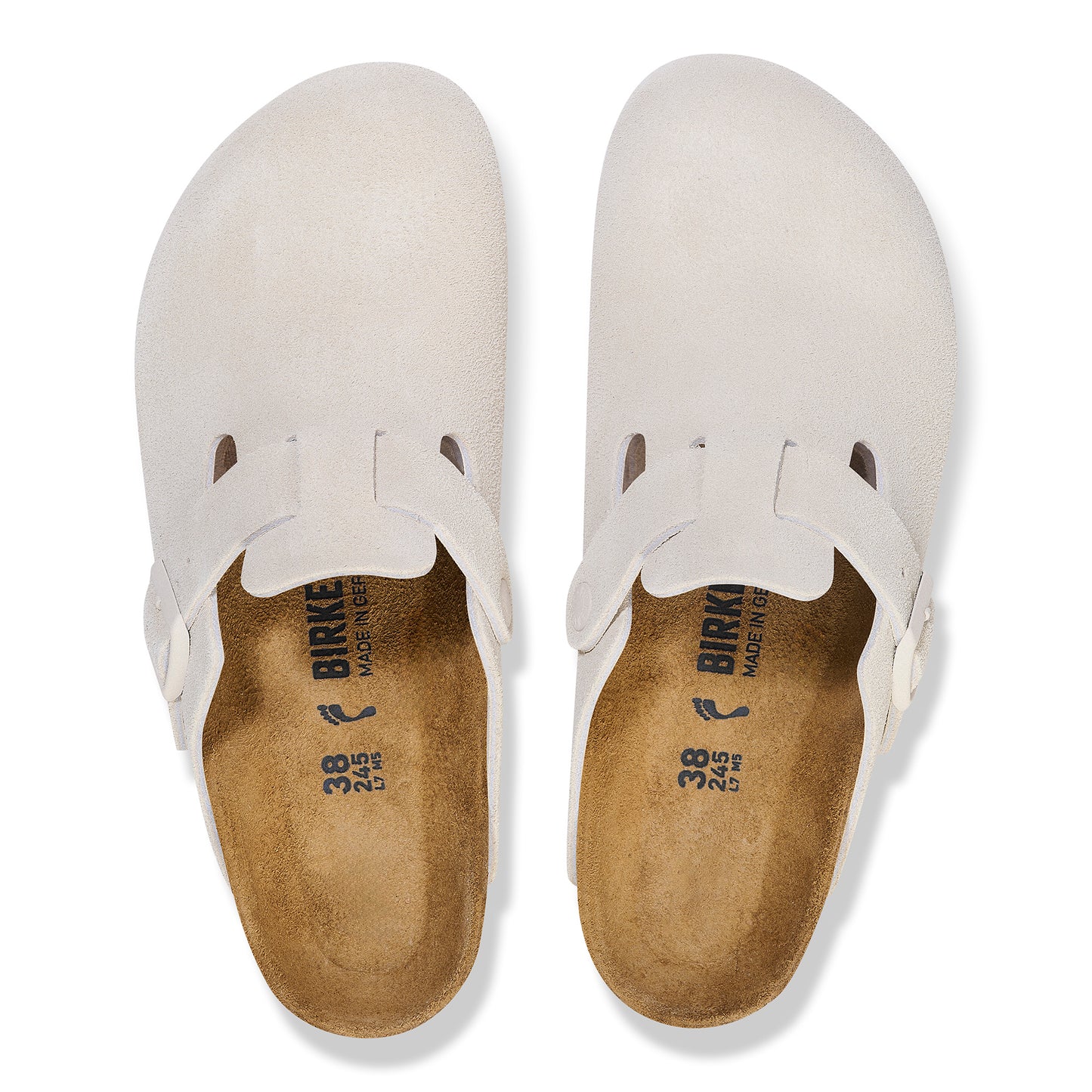 BIRKENSTOCK BOSTON WHITE ANTIQUE