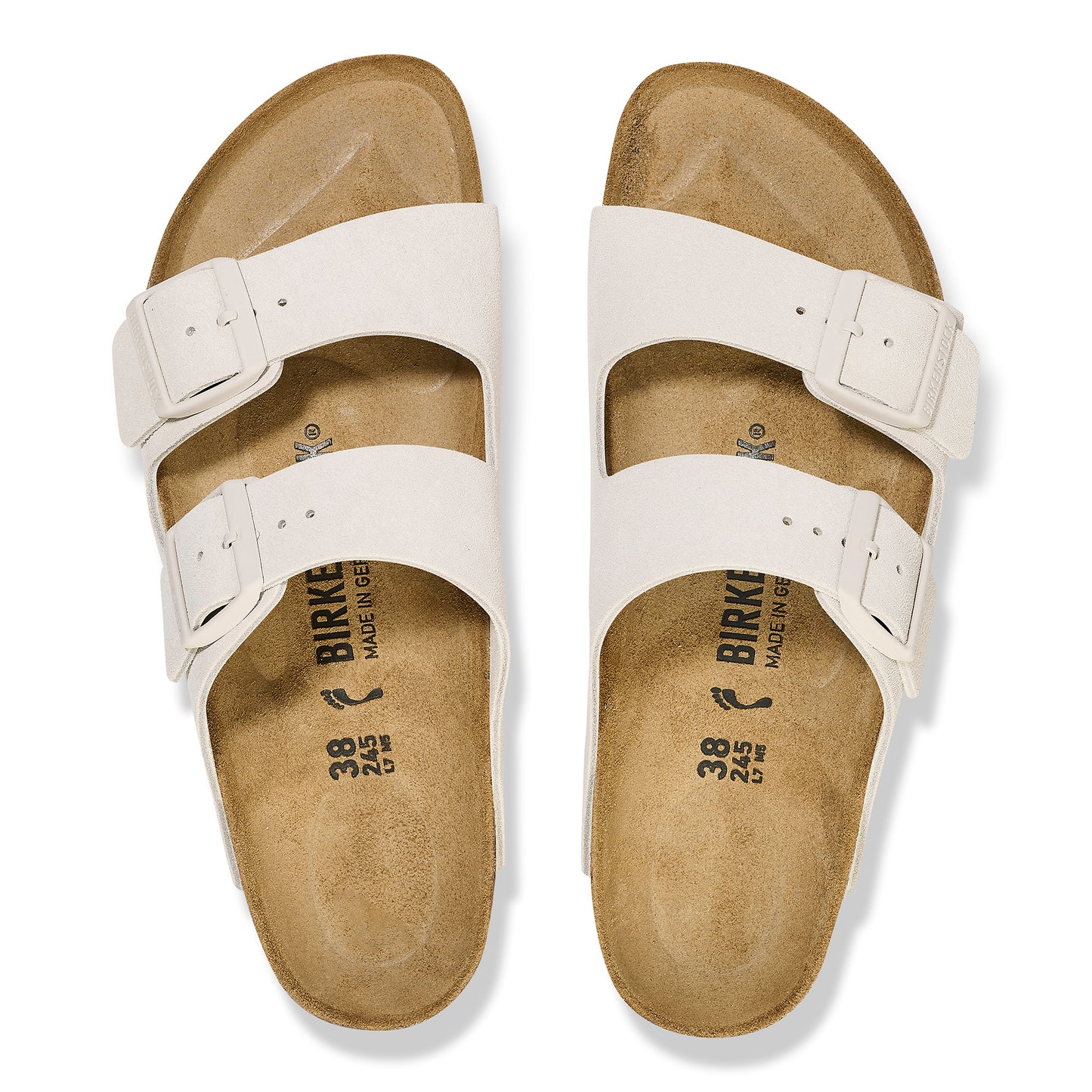 BIRKENSTOCK ARIZONA WHITE ANTIQUE