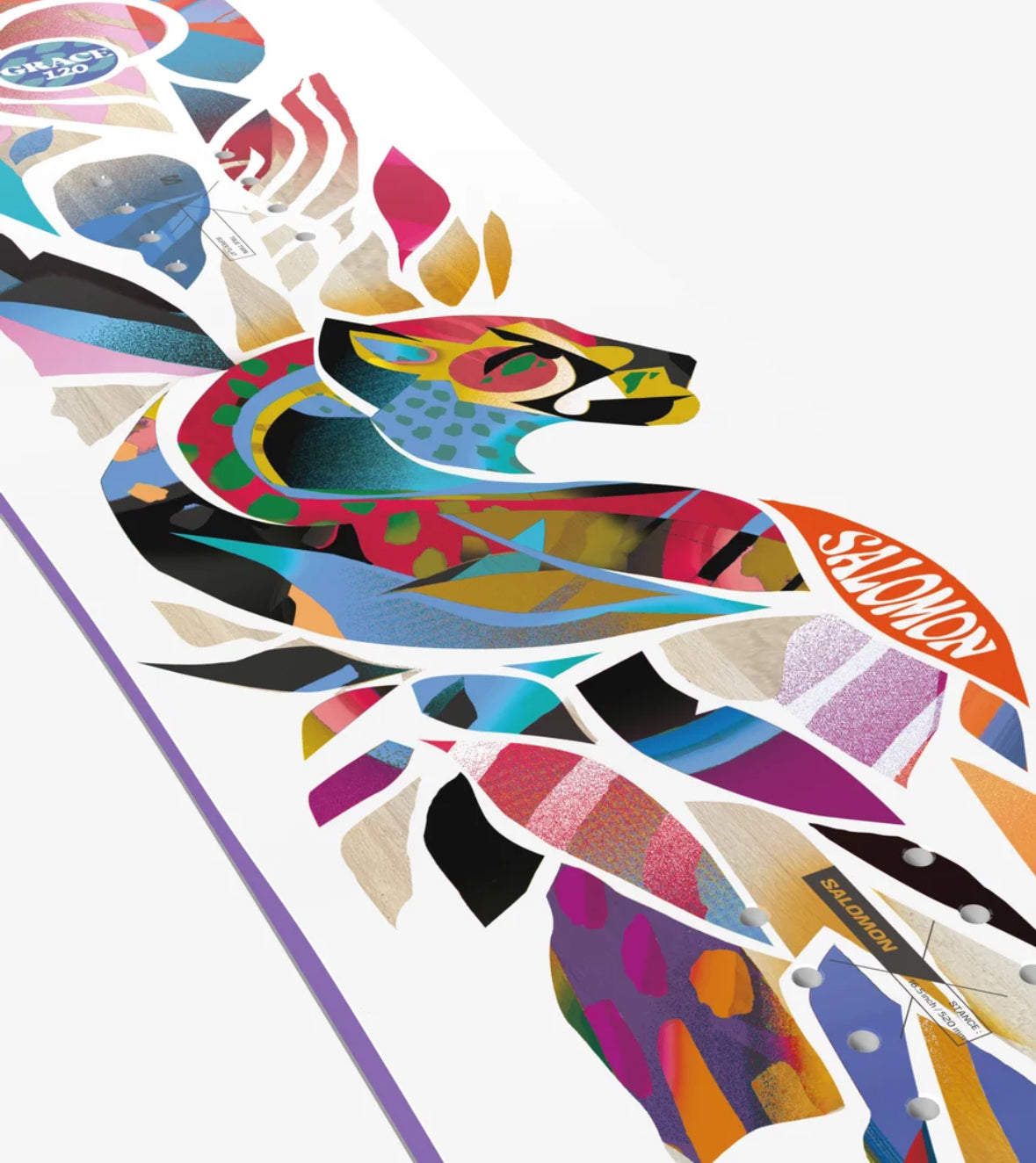 SNOWBOARD SALOMON GRACE + ATTACCO GDT