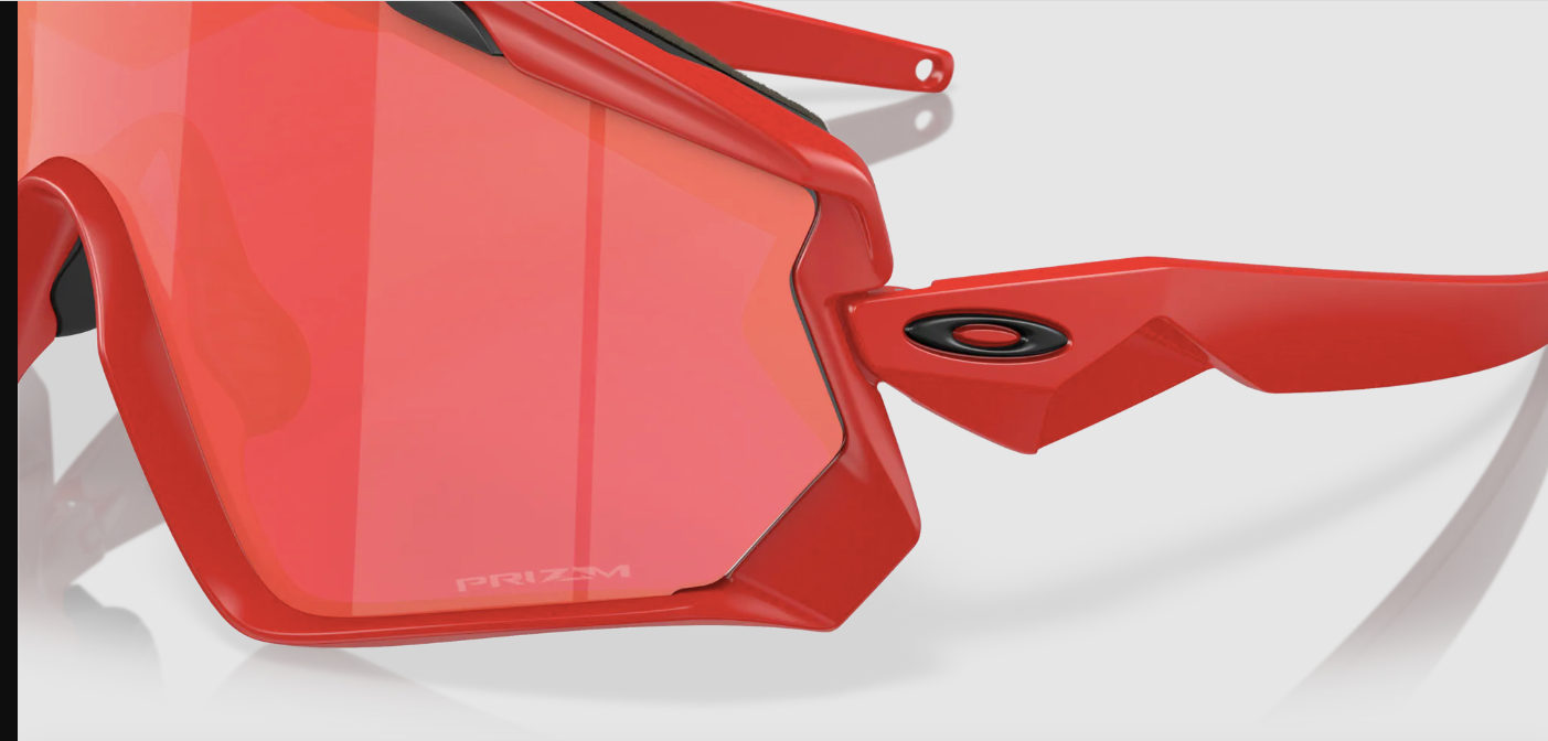 OCCHIALI OAKLEY WIND JACKET 2.0 RED