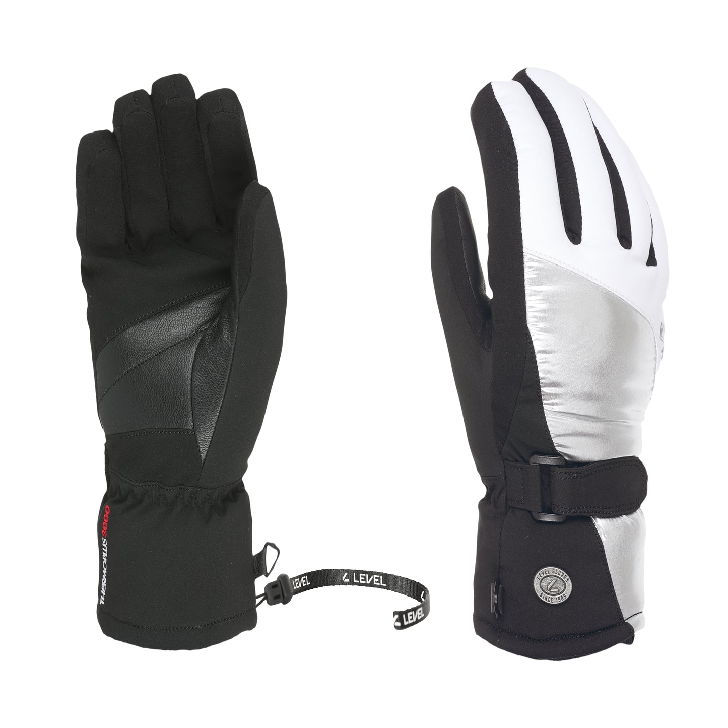 3736:GUANTI LEVEL ECLYPSE W GORE-TEX ARGENTO