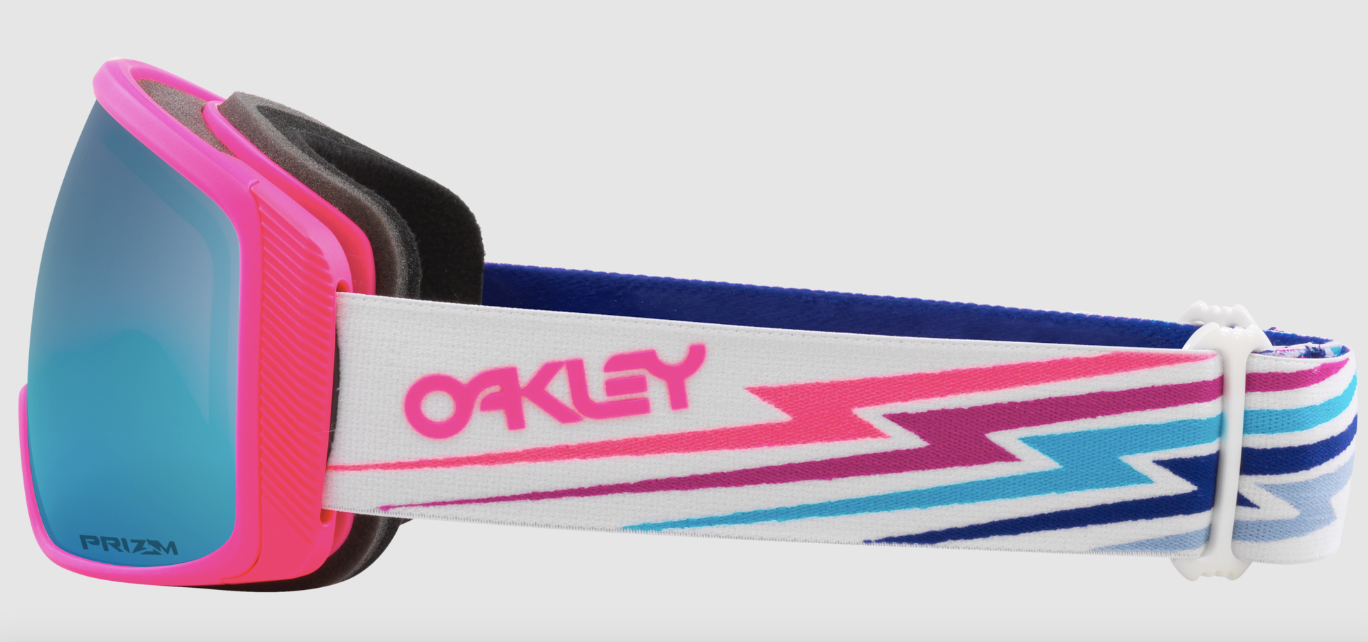 MASCHERA OAKLEY FLIGH TRACKER WHITE BOLT
