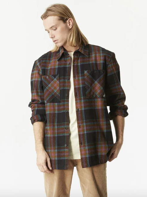 CAMICIA PICTURE RELOWA PLAID BLACK