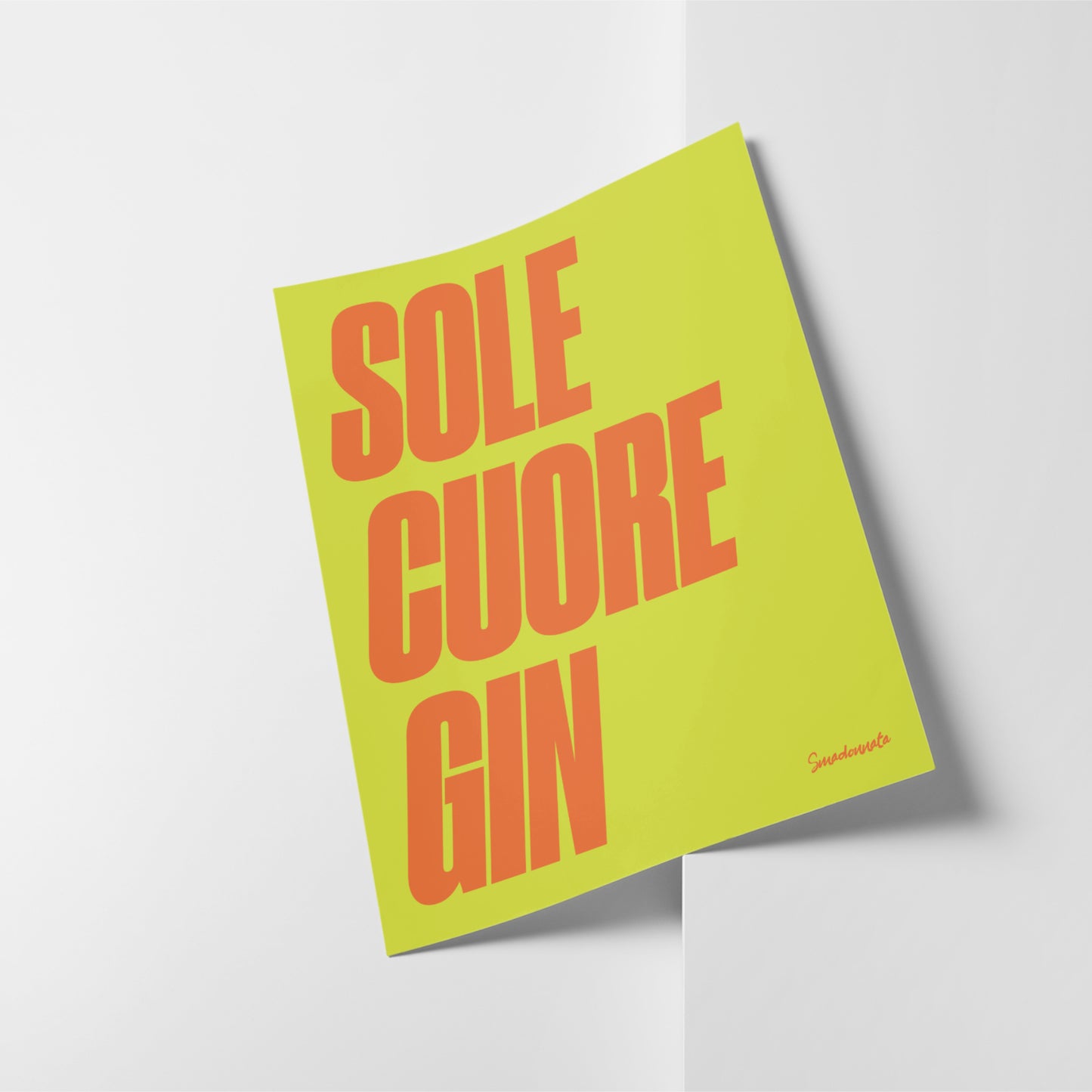POSTER - SOLE CUORE GIN