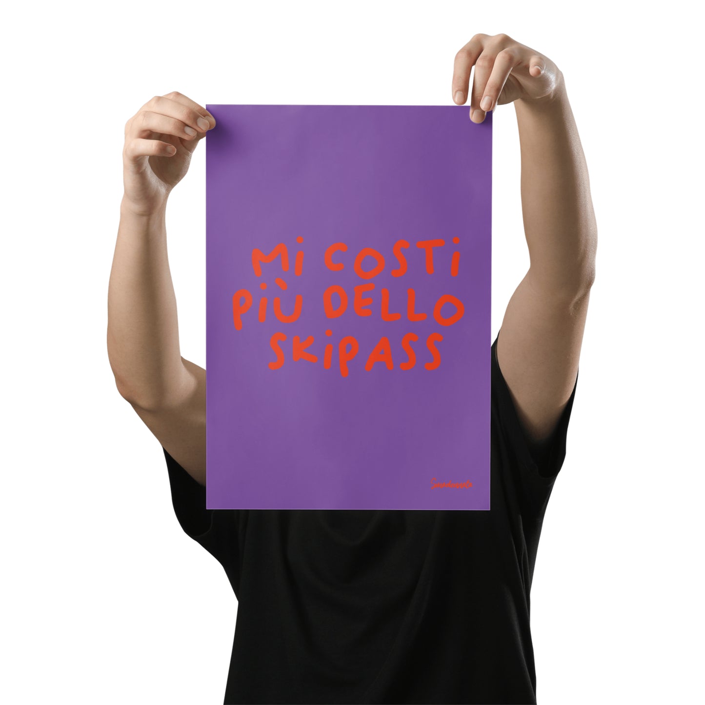 POSTER - MI COSTI PIU' DELLO SKIPASS