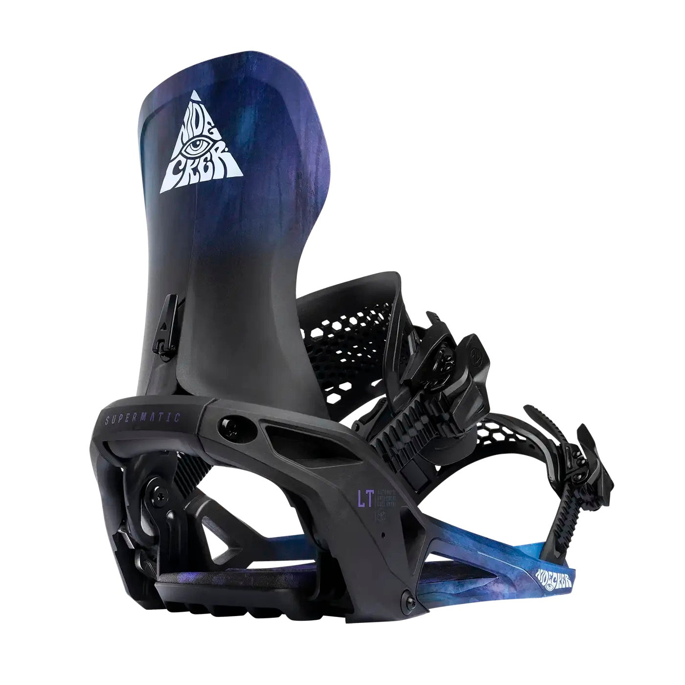 2378:ATTACCHI SNOWBOARD NIDECKER SUPERMATIC BIO BLACK