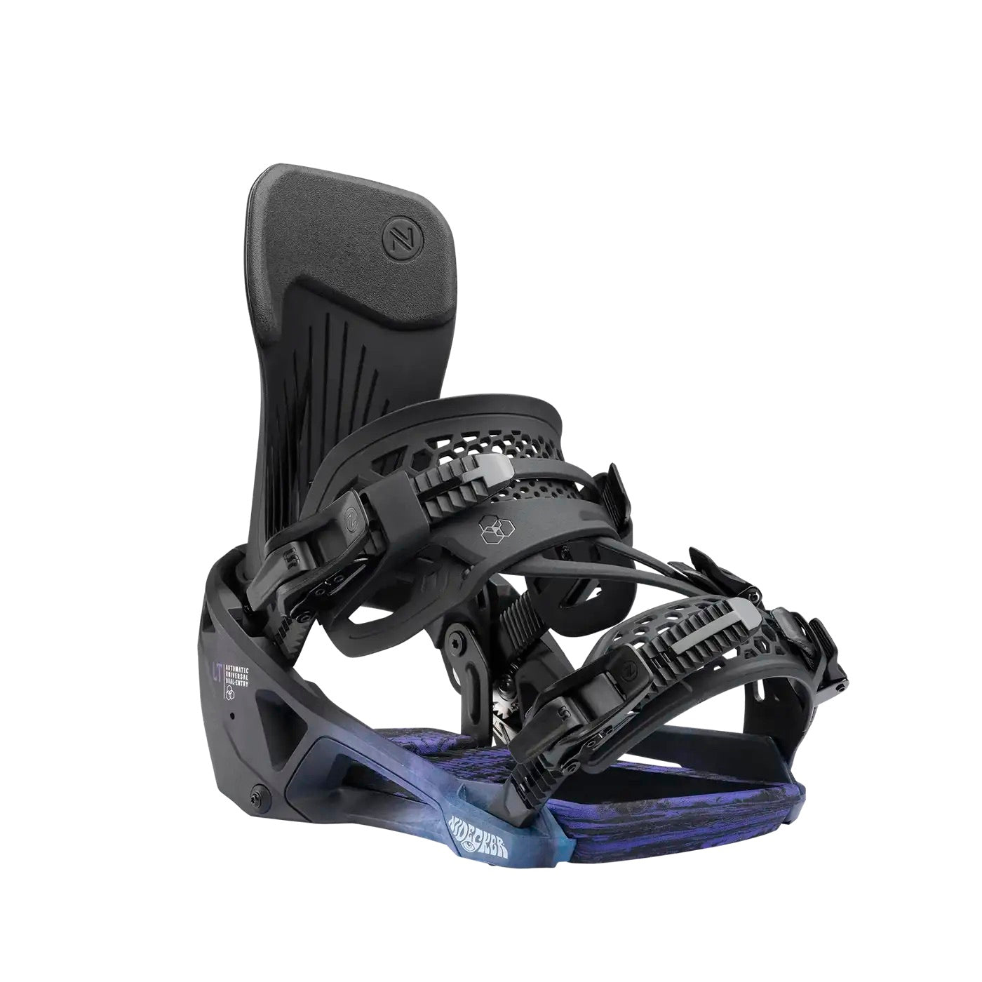 2380:ATTACCHI SNOWBOARD NIDECKER SUPERMATIC BIO BLACK