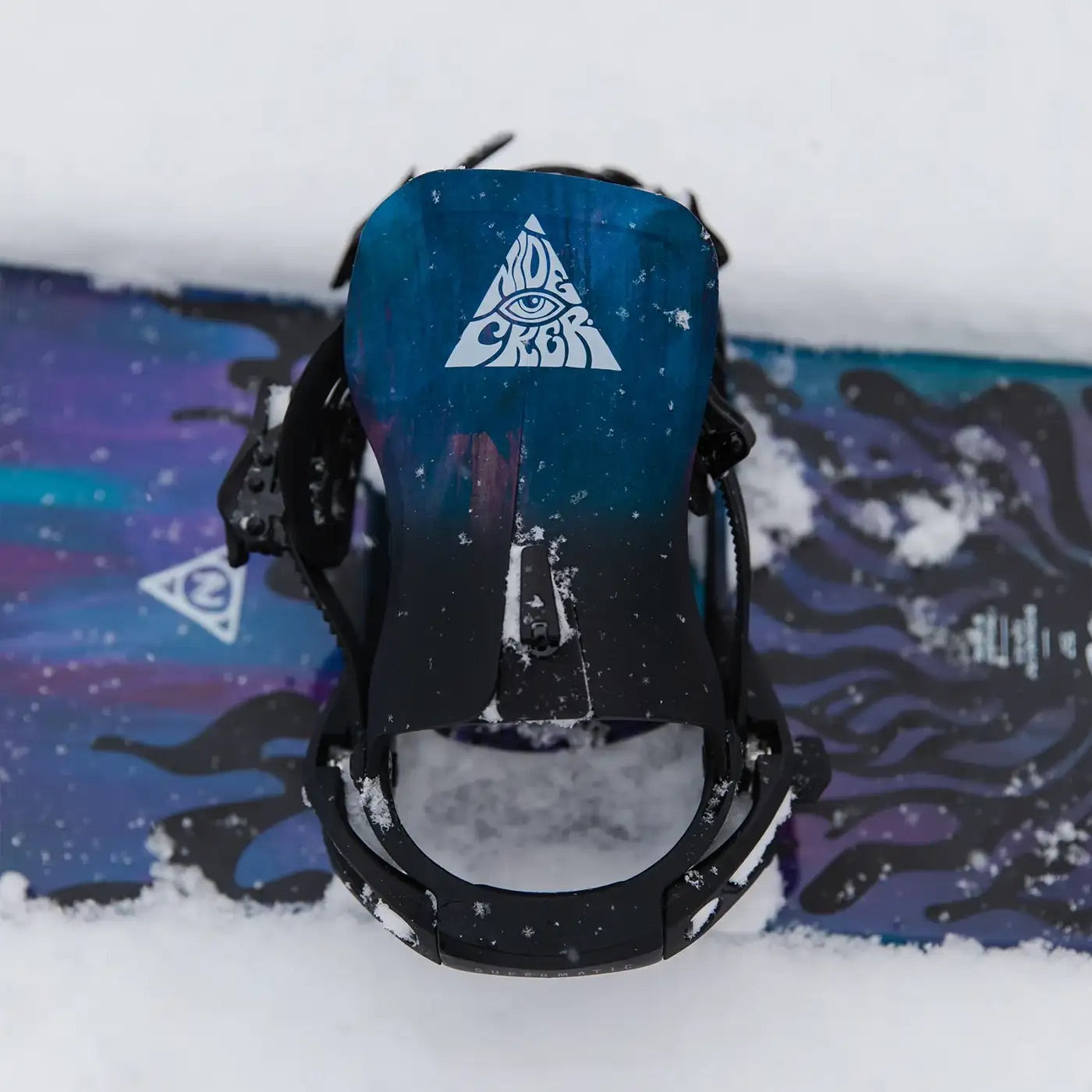 2382:ATTACCHI SNOWBOARD NIDECKER SUPERMATIC BIO BLACK