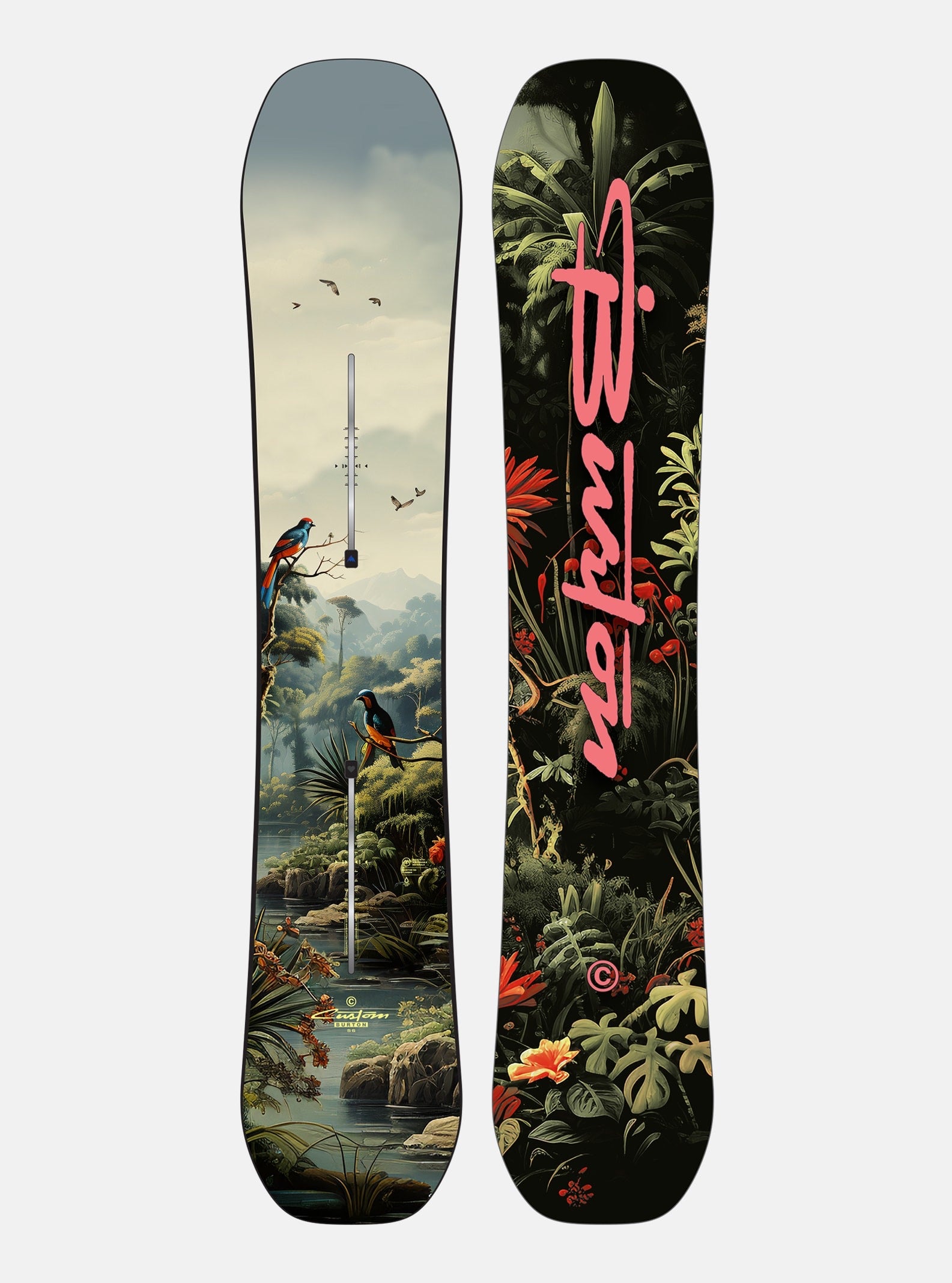 2475:SNOWBOARD BURTON CUSTOM JUNGLE