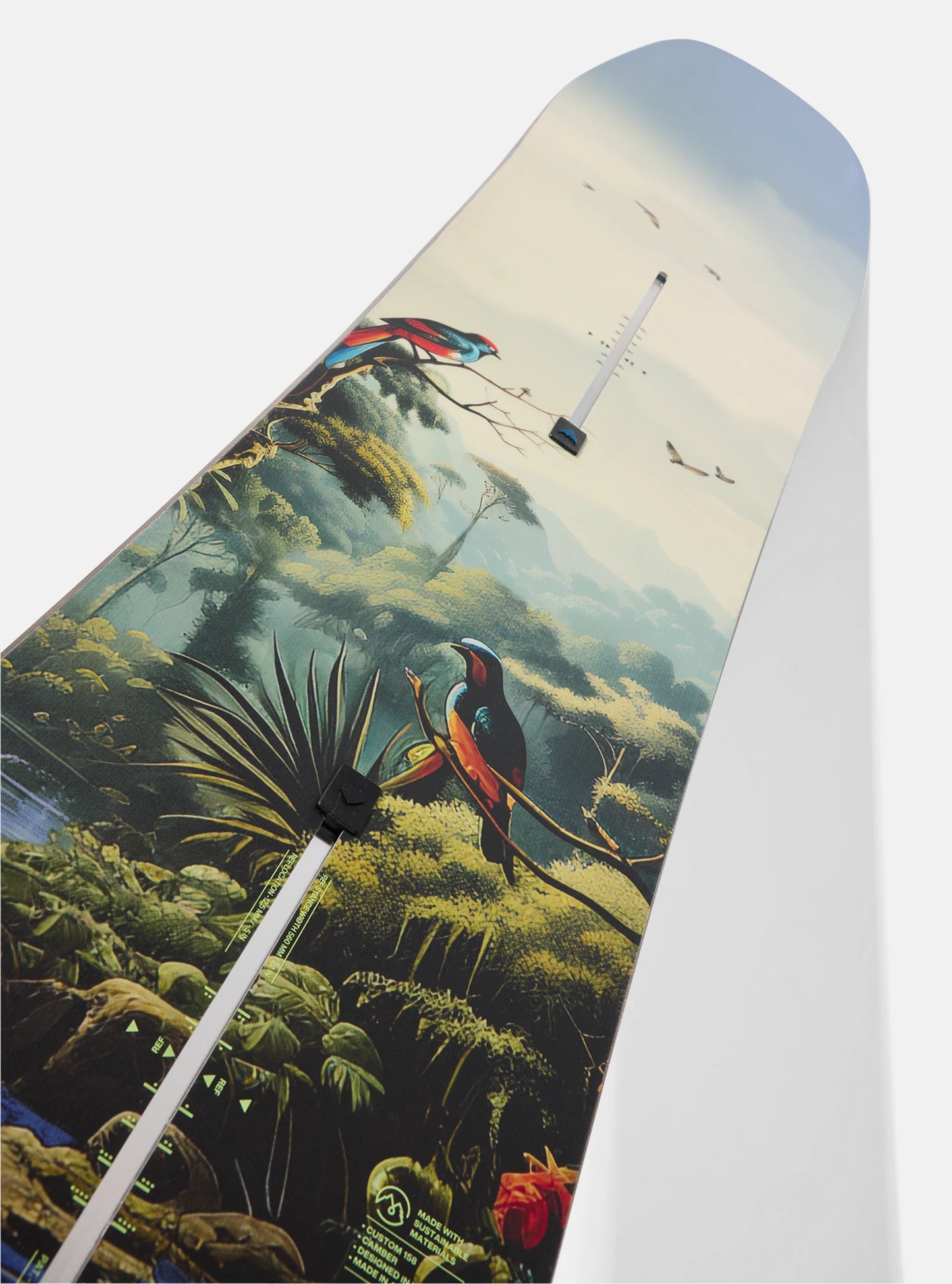 2478:SNOWBOARD BURTON CUSTOM JUNGLE