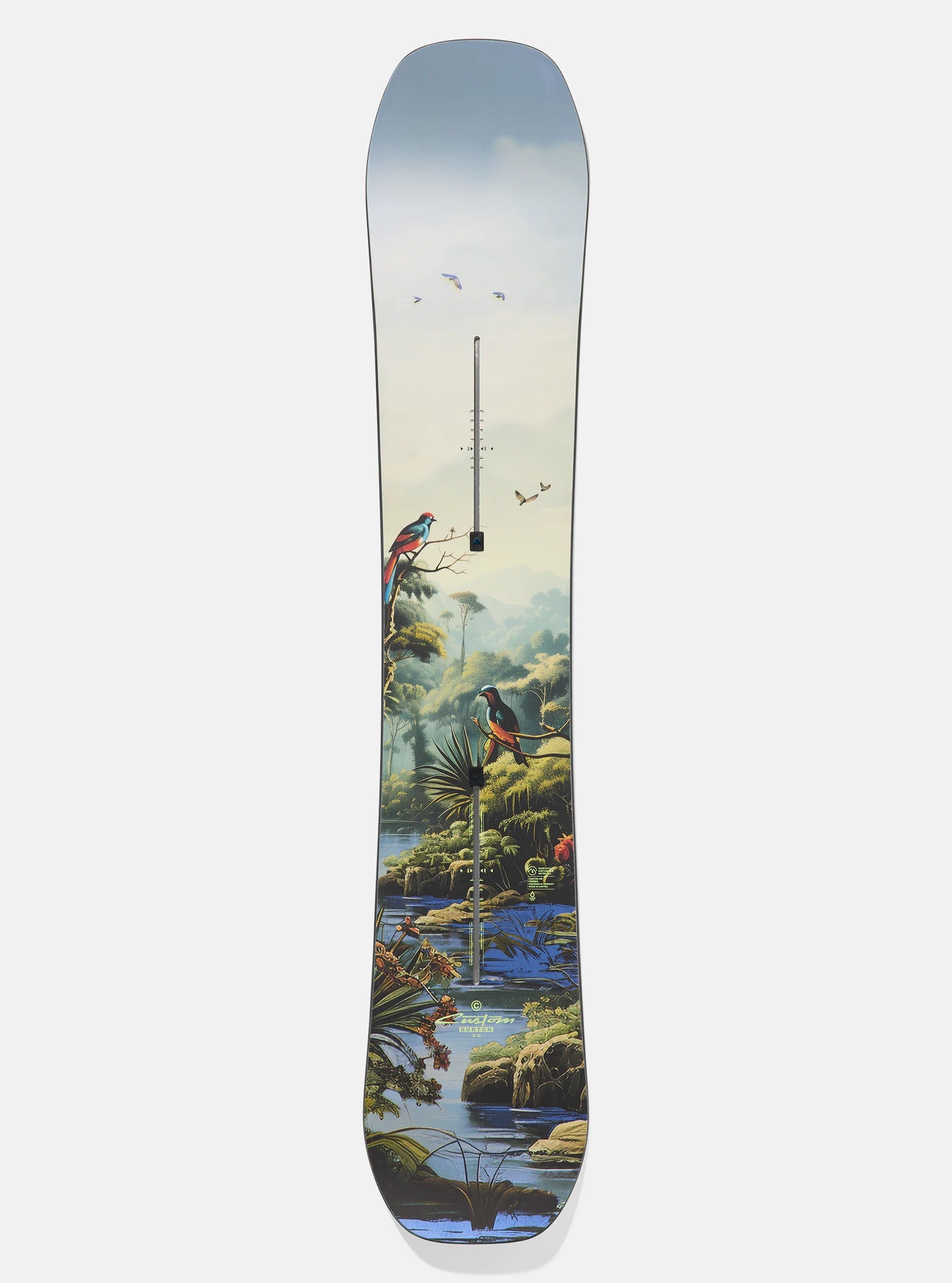 2481:SNOWBOARD BURTON CUSTOM JUNGLE