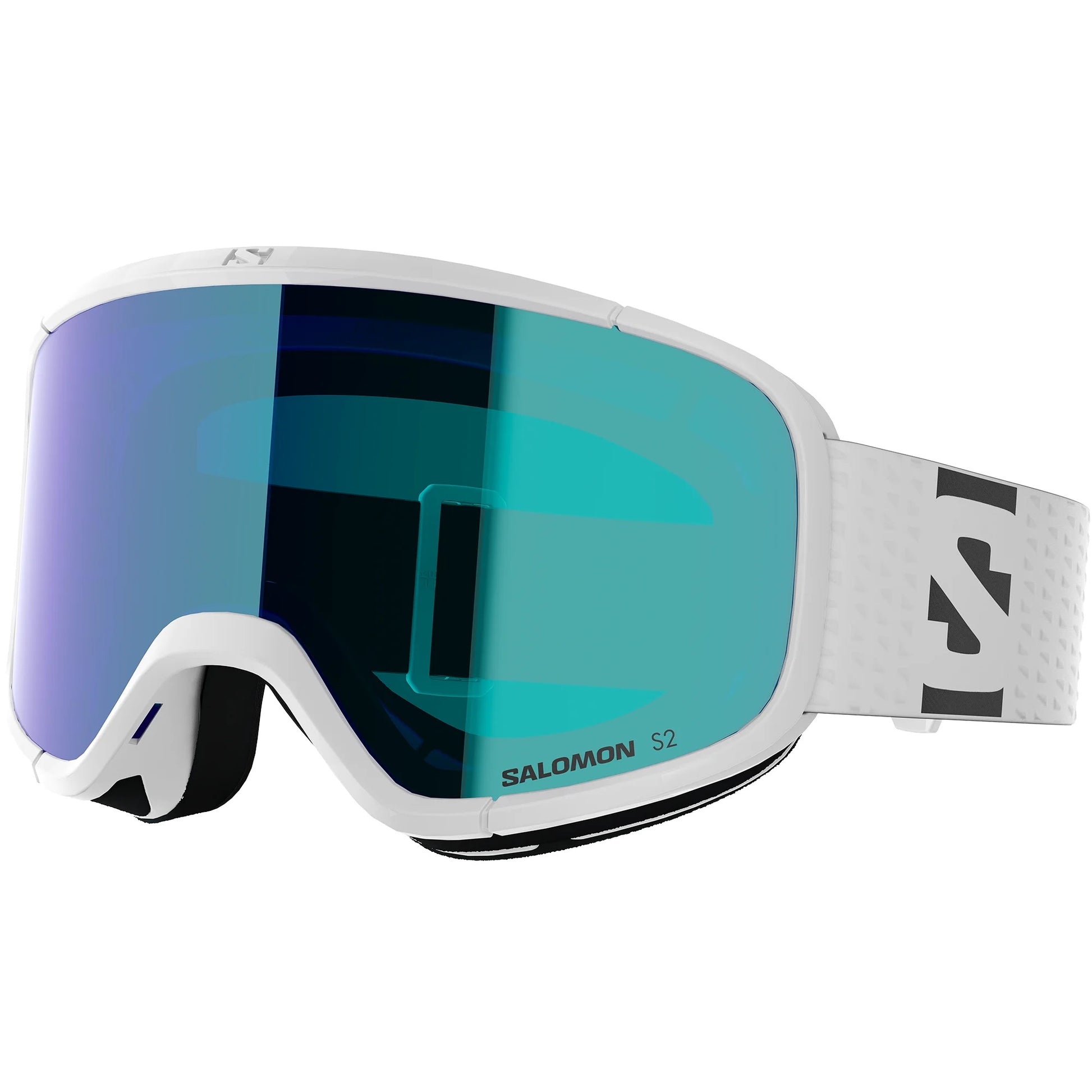 2557:MASCHERA SALOMON AKSIUM 2.0 WHITE
