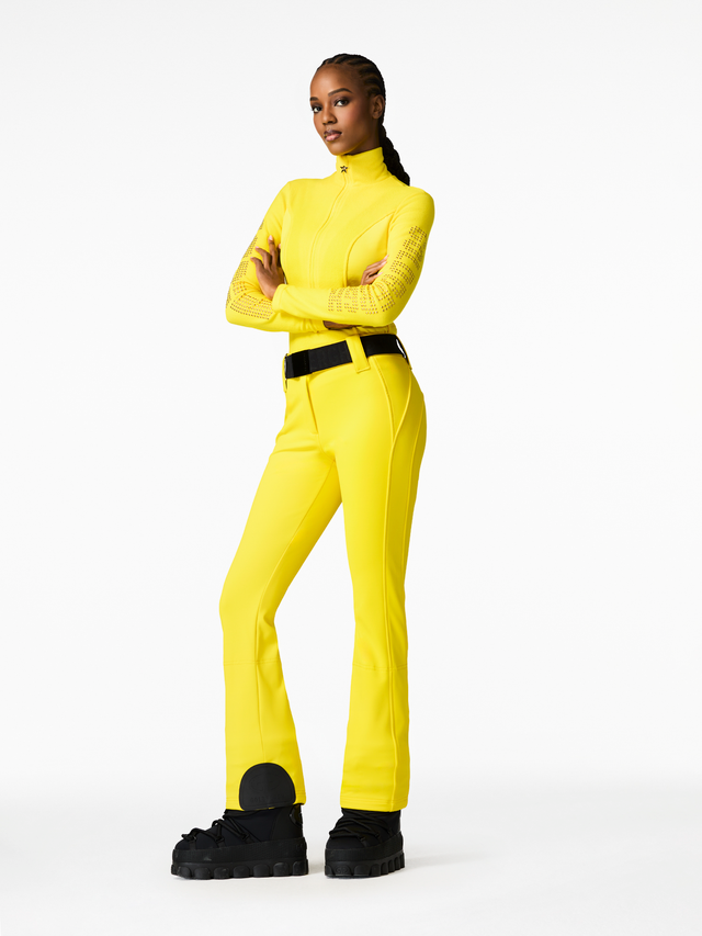 2694:PANTALONI GOLDBERGH PIPPA YELLOW