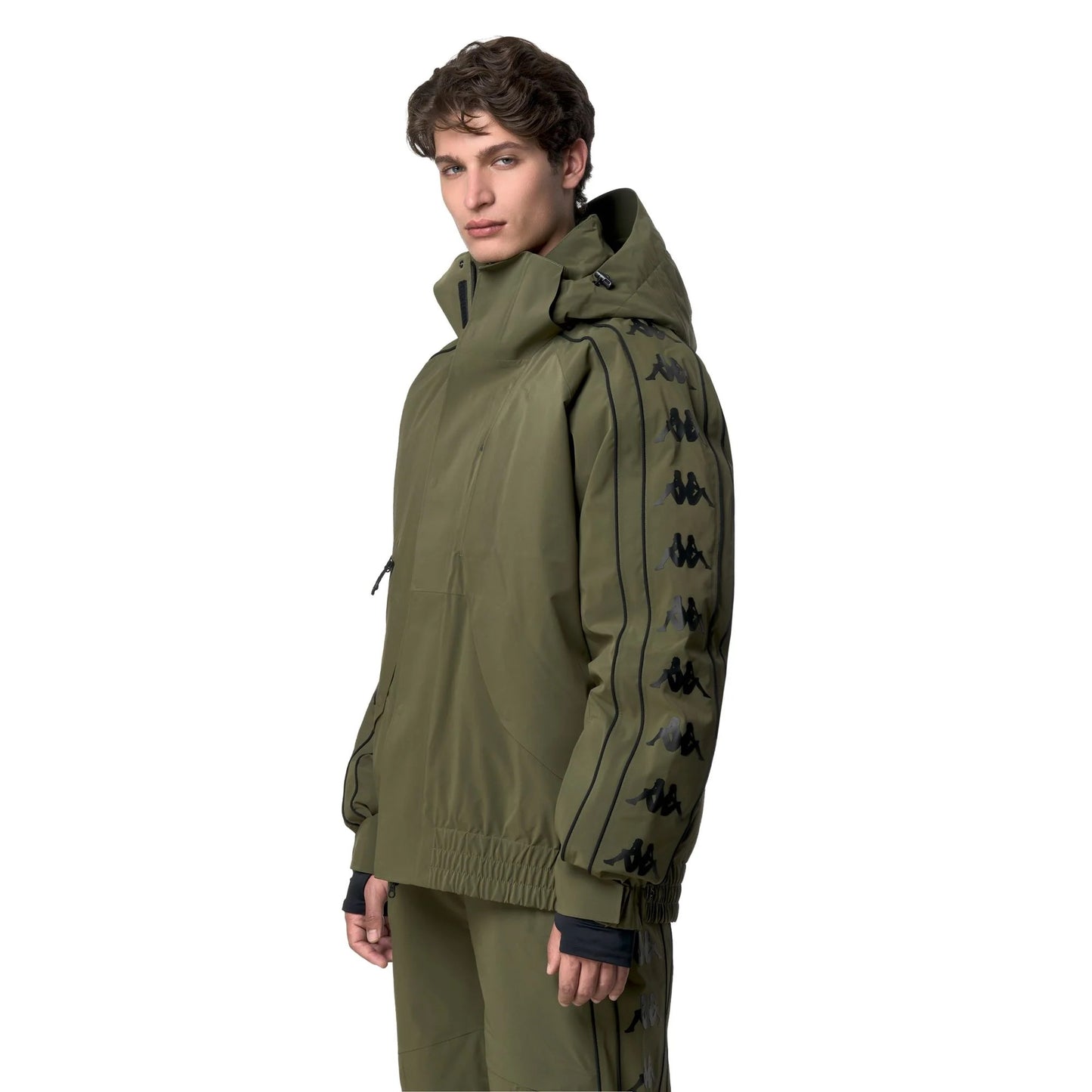 2781:GIACCA KAPPA 678H BANDA GREENACADEMIA