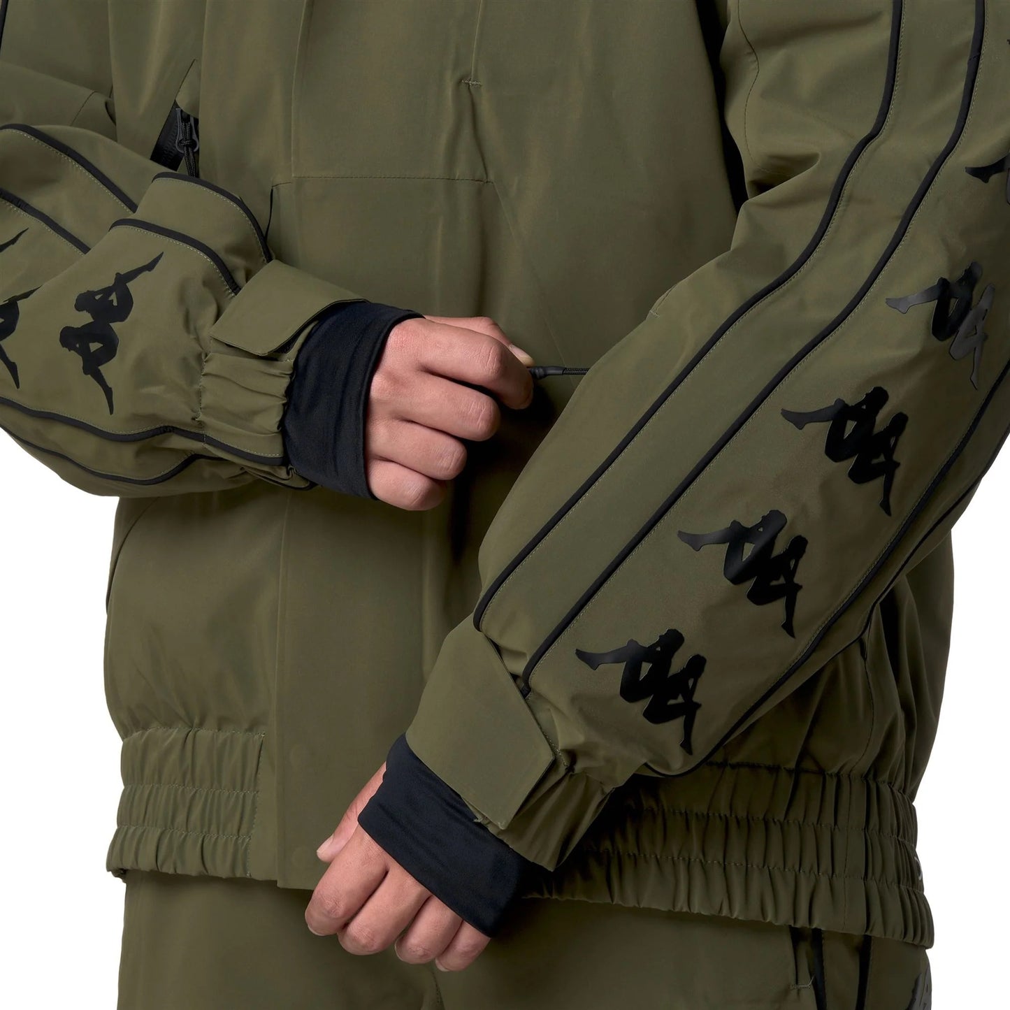 2784:GIACCA KAPPA 678H BANDA GREENACADEMIA