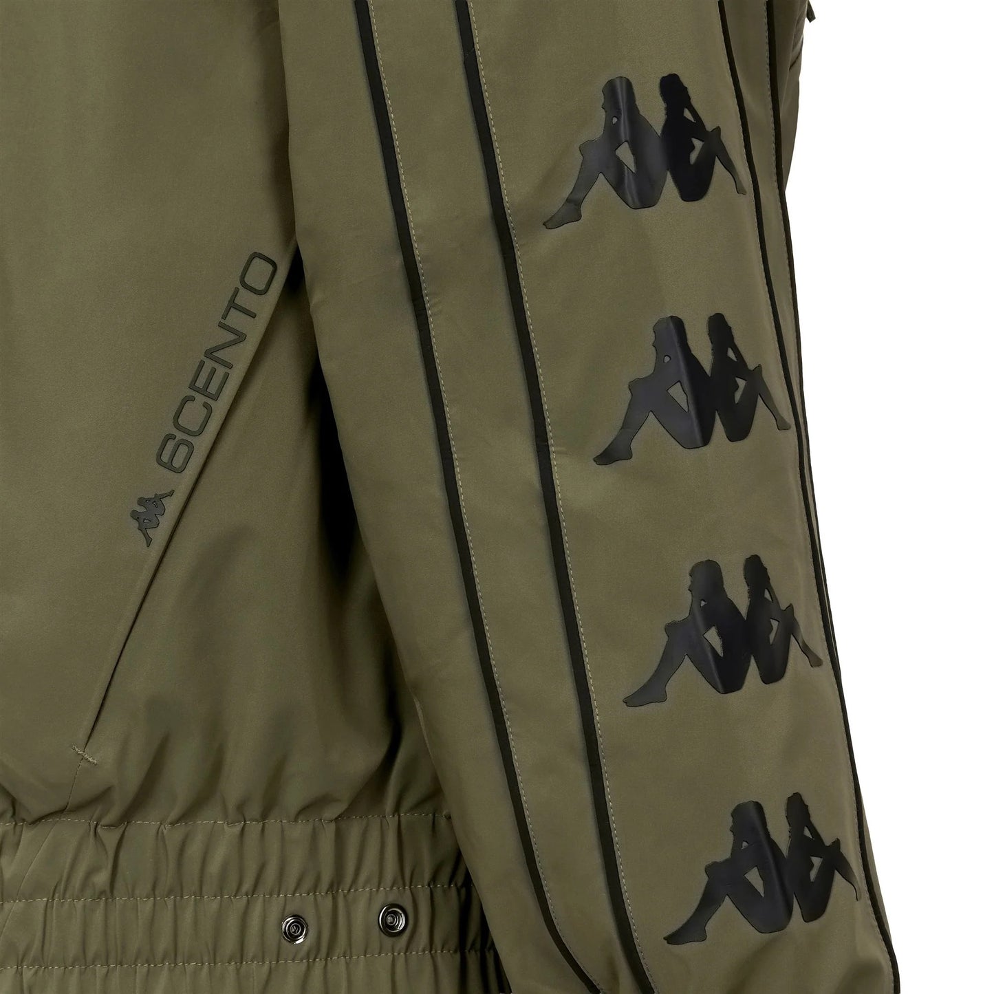 2786:GIACCA KAPPA 678H BANDA GREENACADEMIA