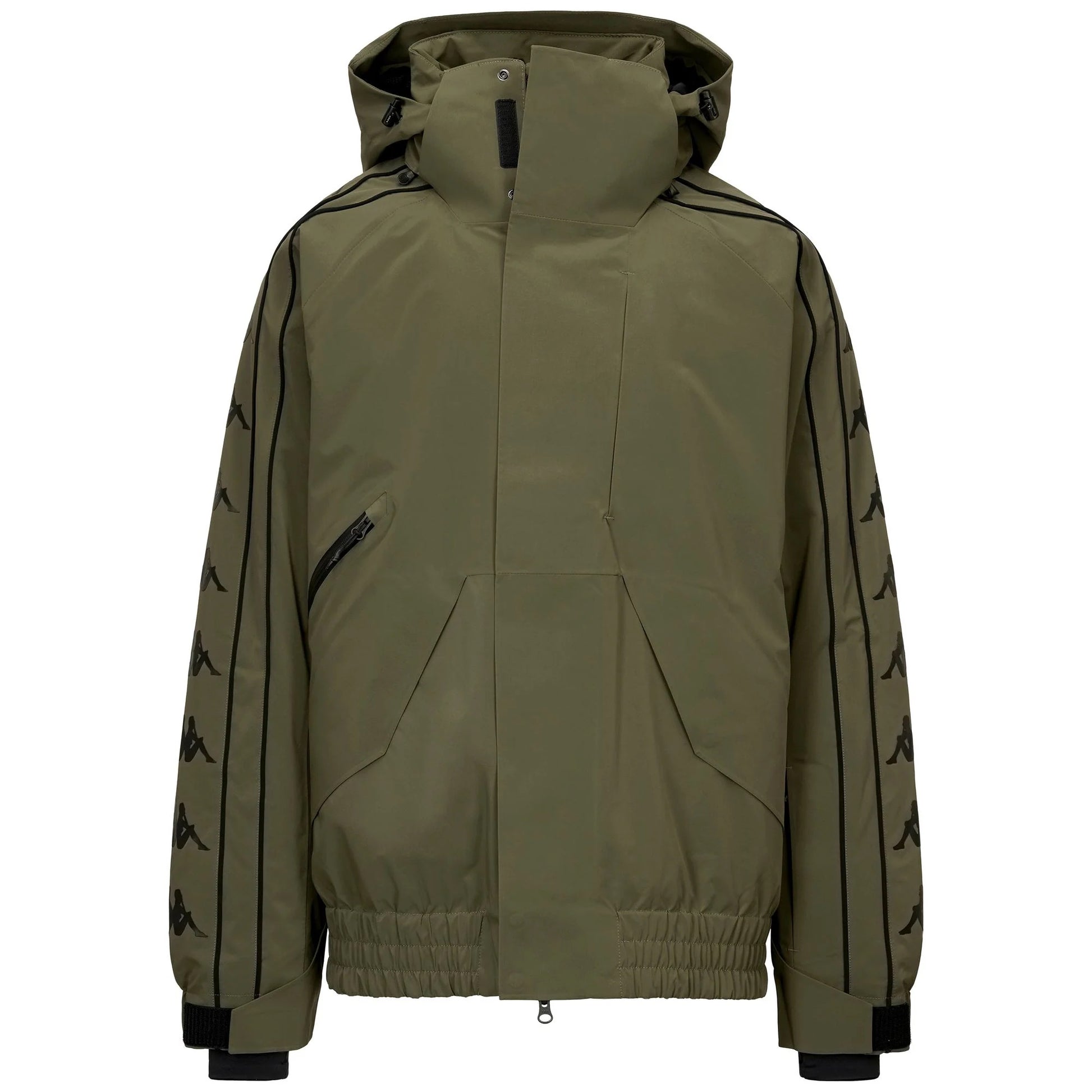 2787:GIACCA KAPPA 678H BANDA GREENACADEMIA