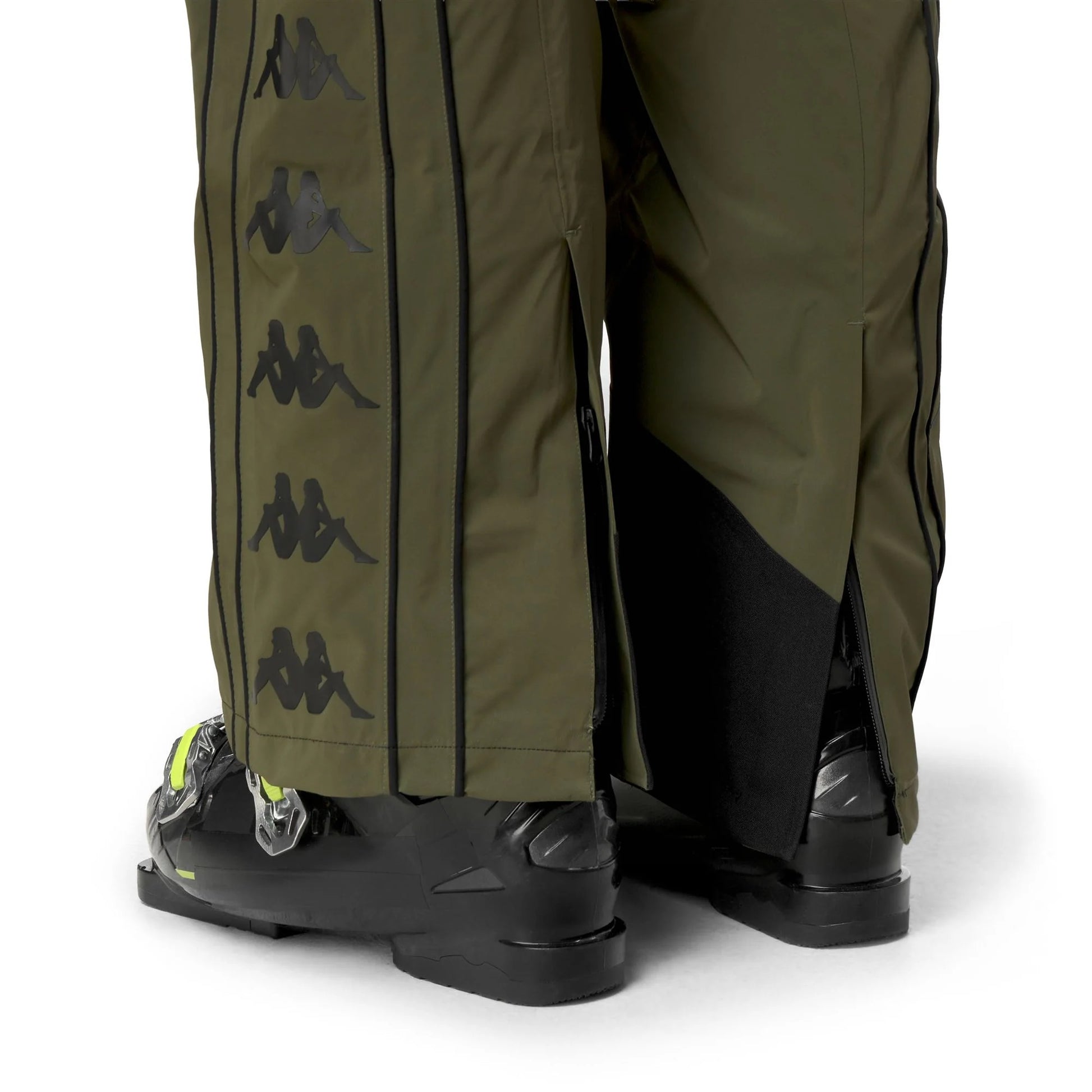 2847:SALOPETTE KAPPA 6CENTO BANDA GREEN