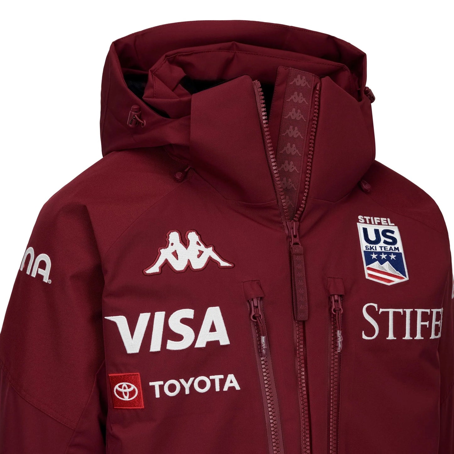 2870:GIACCA KAPPA 6CENTO USA RED