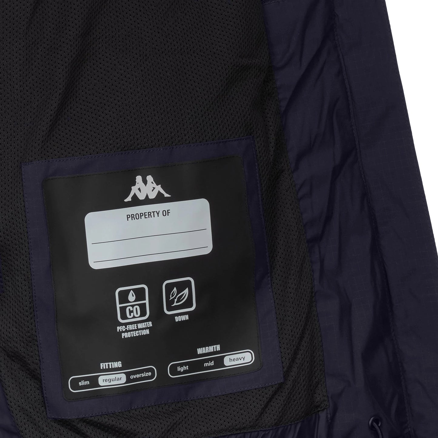 2886:PIUMINO KAPPA 6CENTO USA W BLU