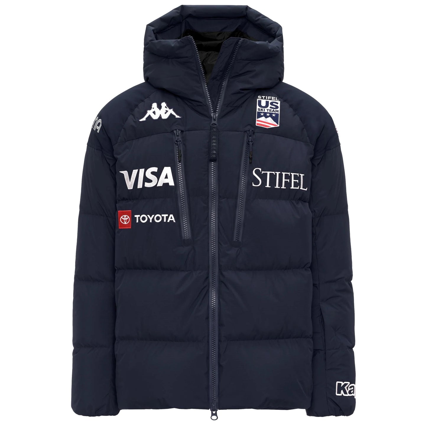 2896:PIUMINO KAPPA 6CENTO USA BLU