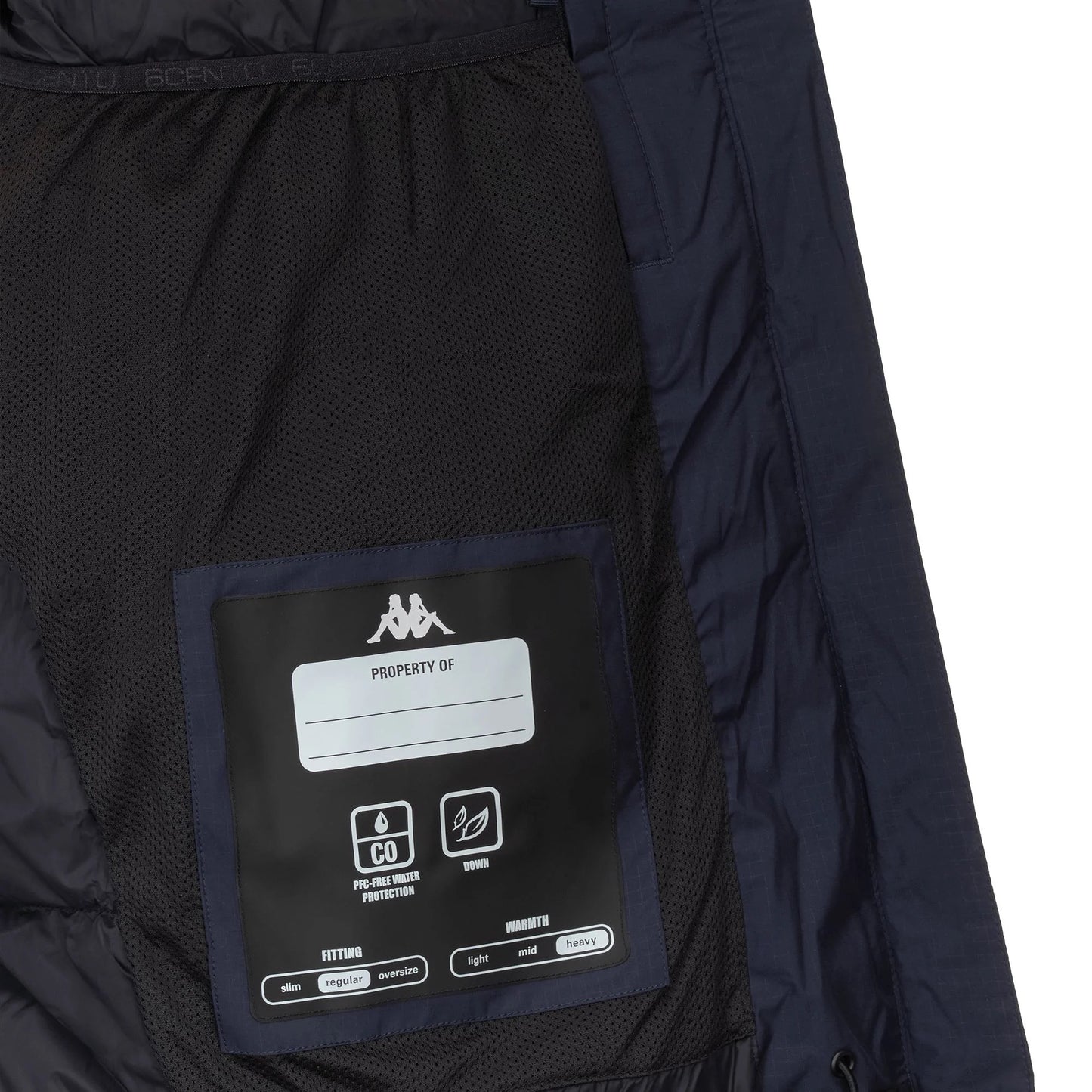 2900:PIUMINO KAPPA 6CENTO USA BLU