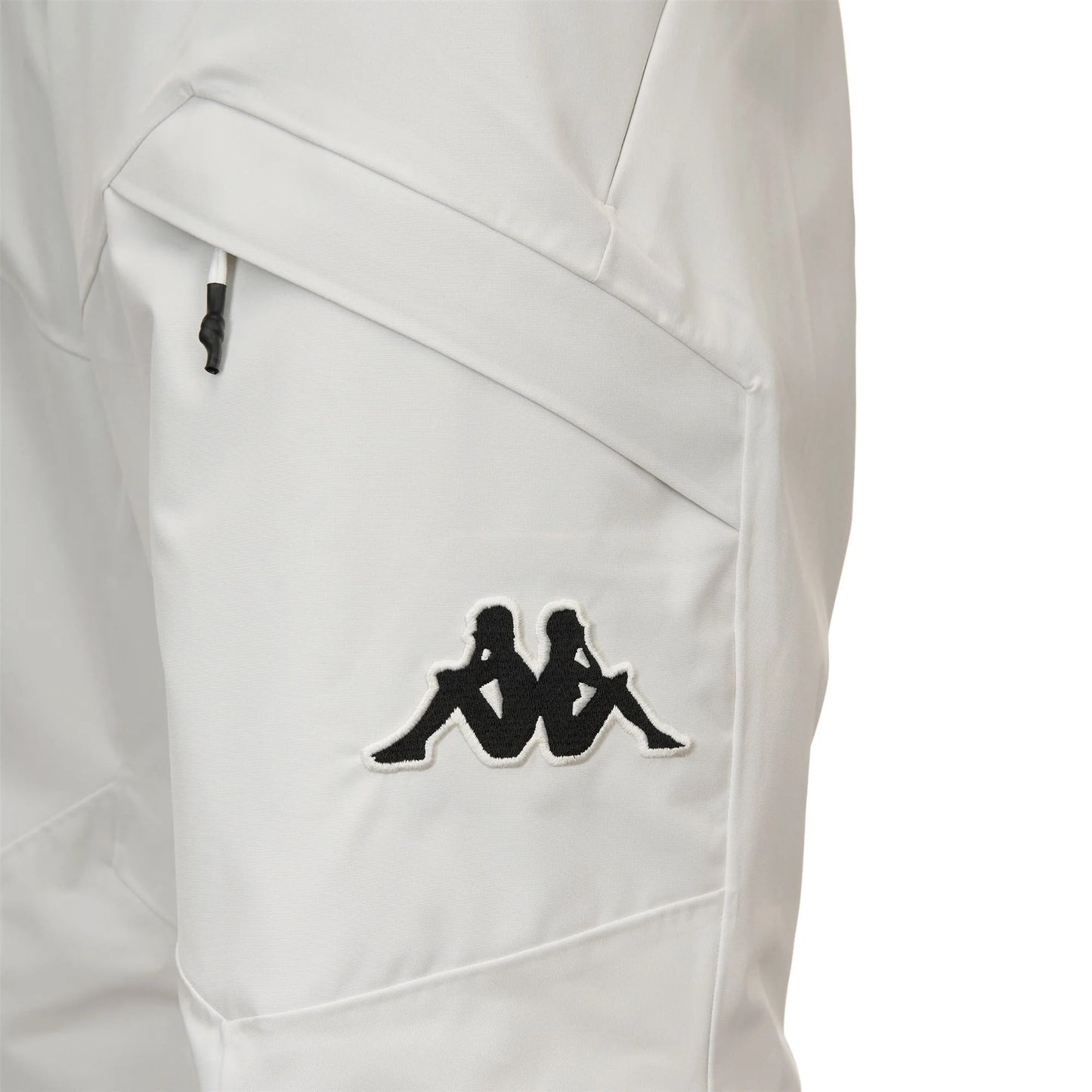 3064:PANTALONI KAPPA 6CENTO PREMIUM WHITE
