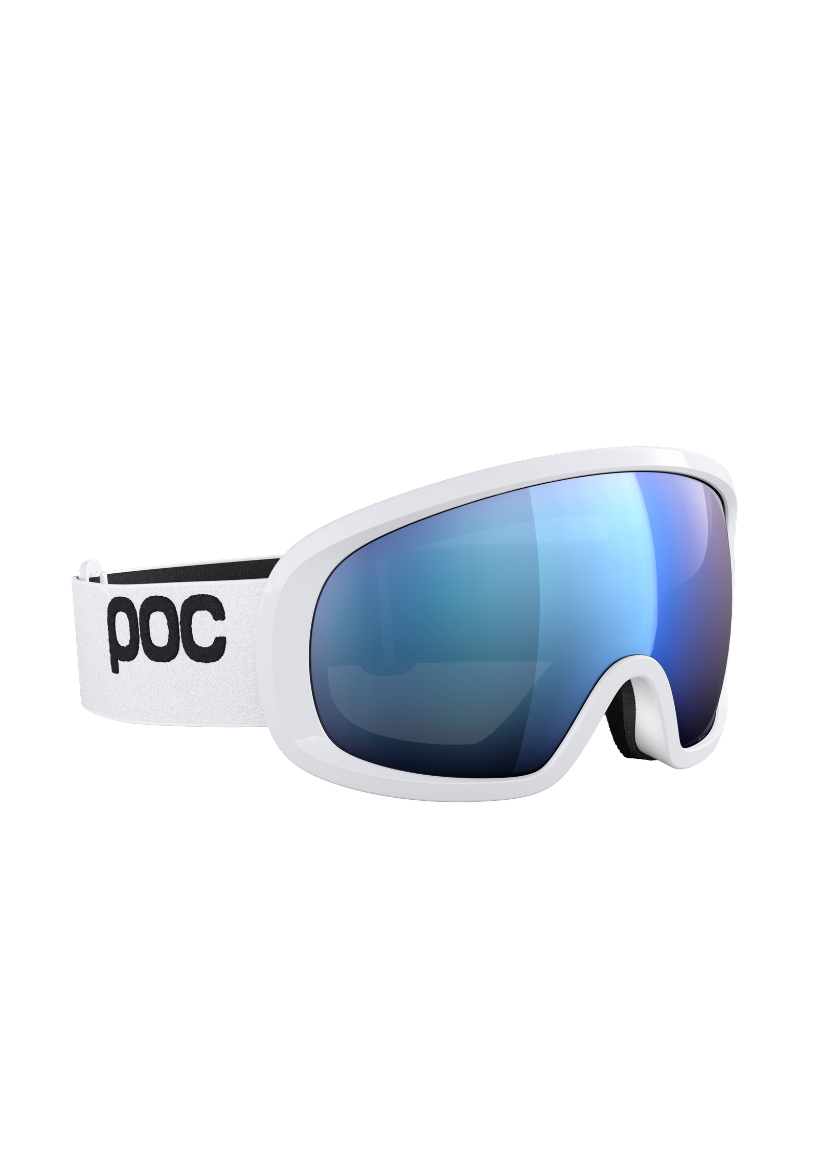 3125:MASCHERA POC FOVEA WHITE BLUE