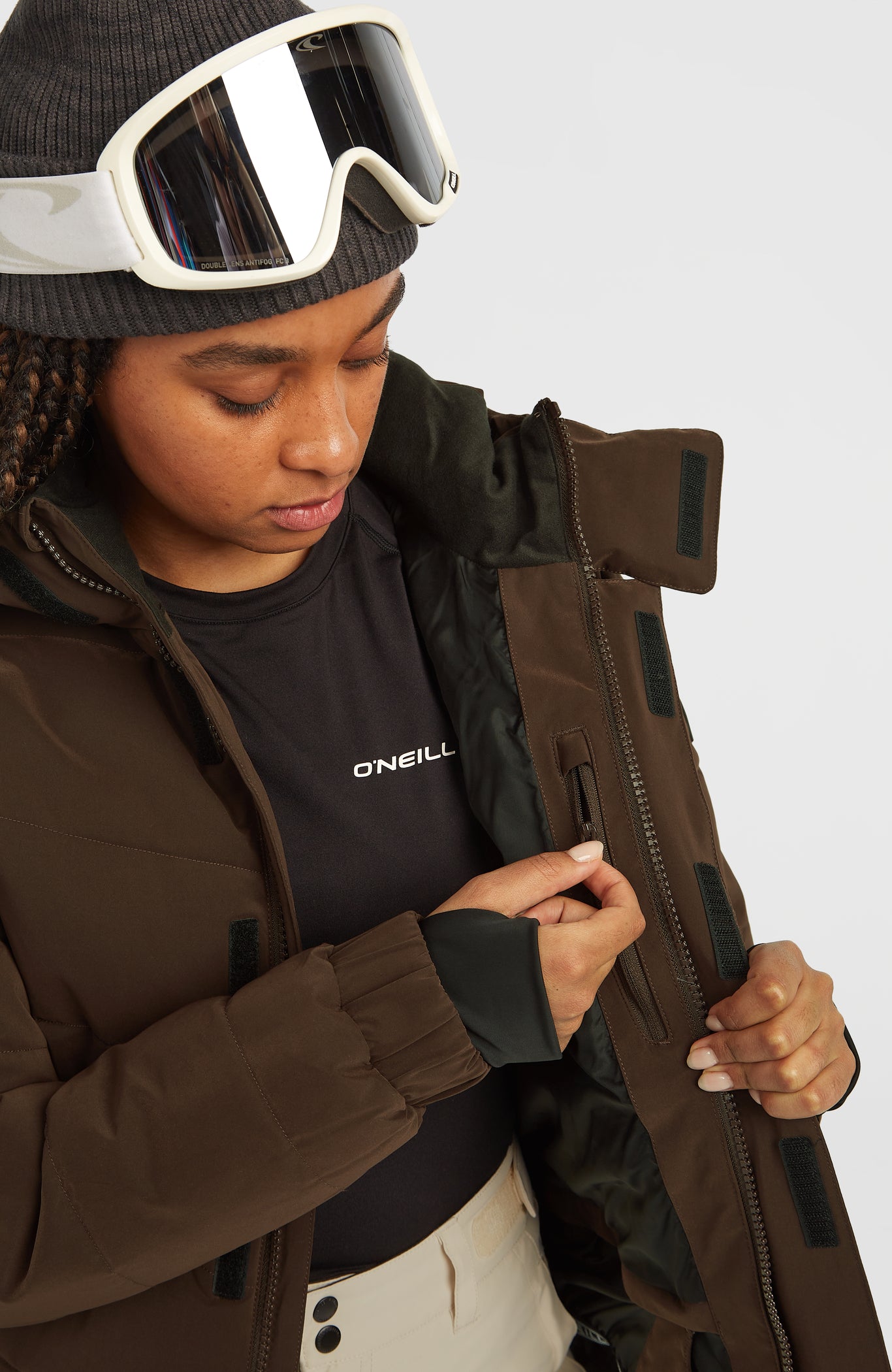 3500:GIACCA O'NEILL PUFFER COFFEE