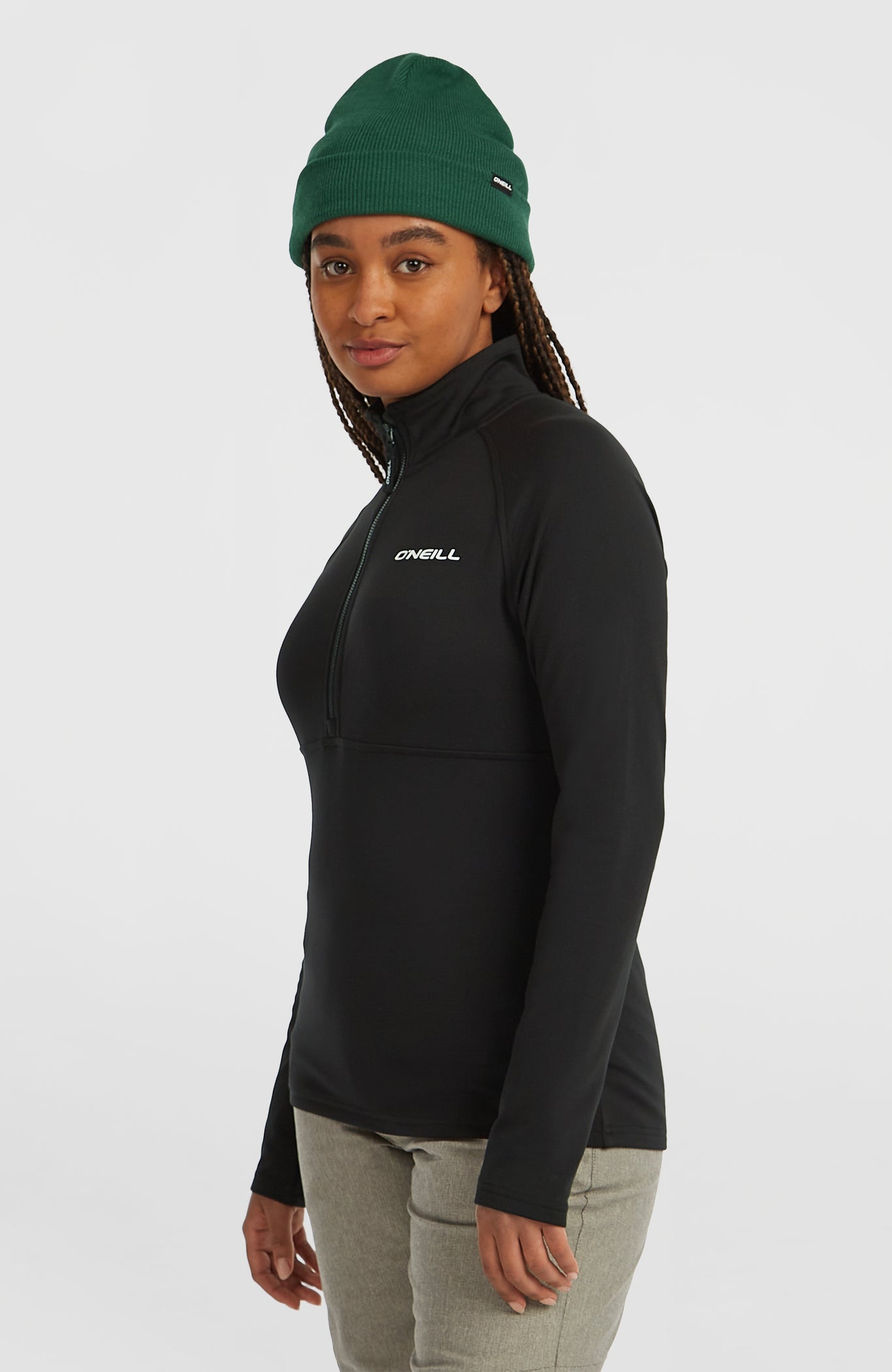 3582:PILE O'NEILL FLEECE BLACK