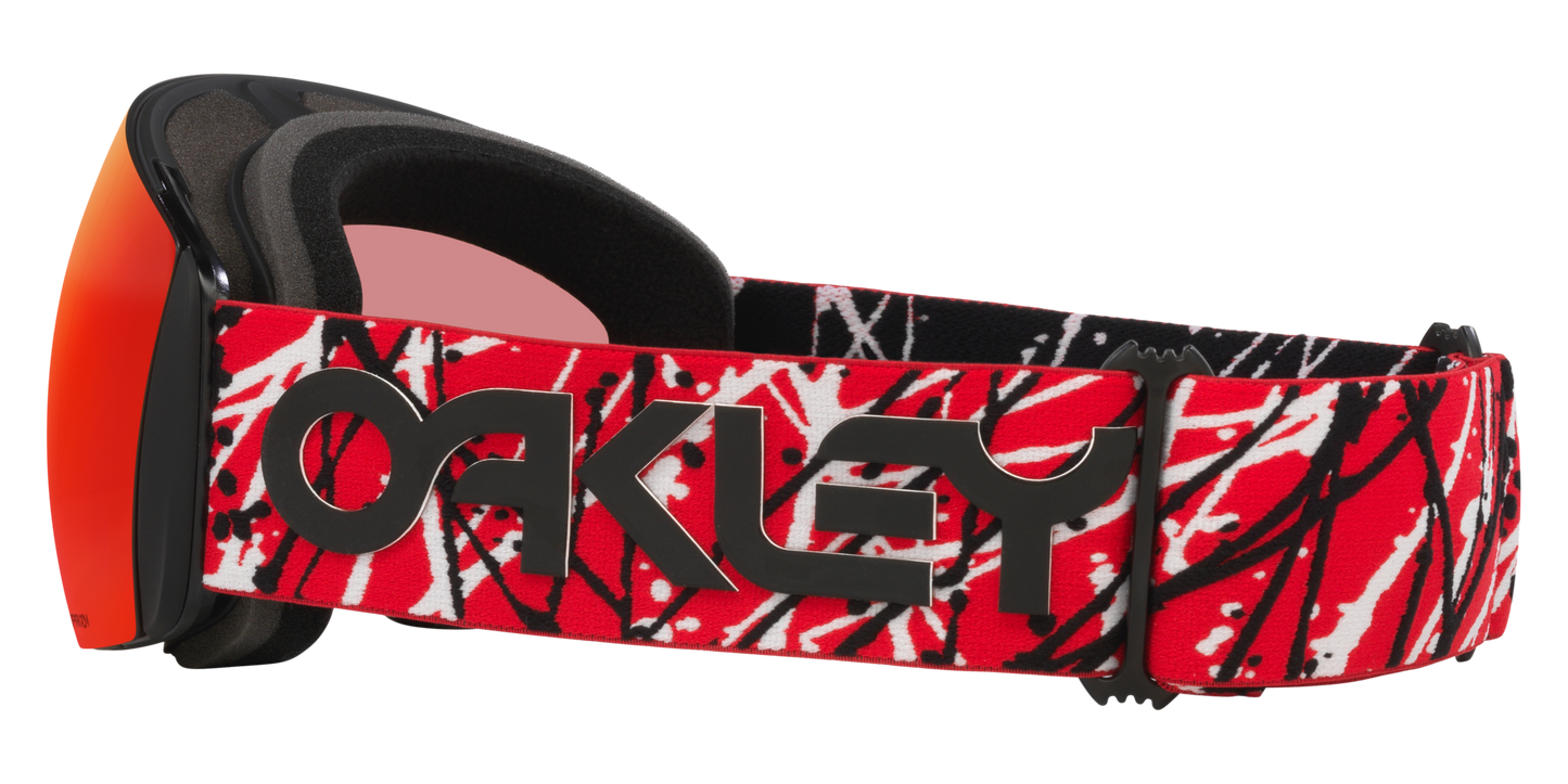 3835:MASCHERA OAKLEY FLIGHT DECK L RED EDDIE