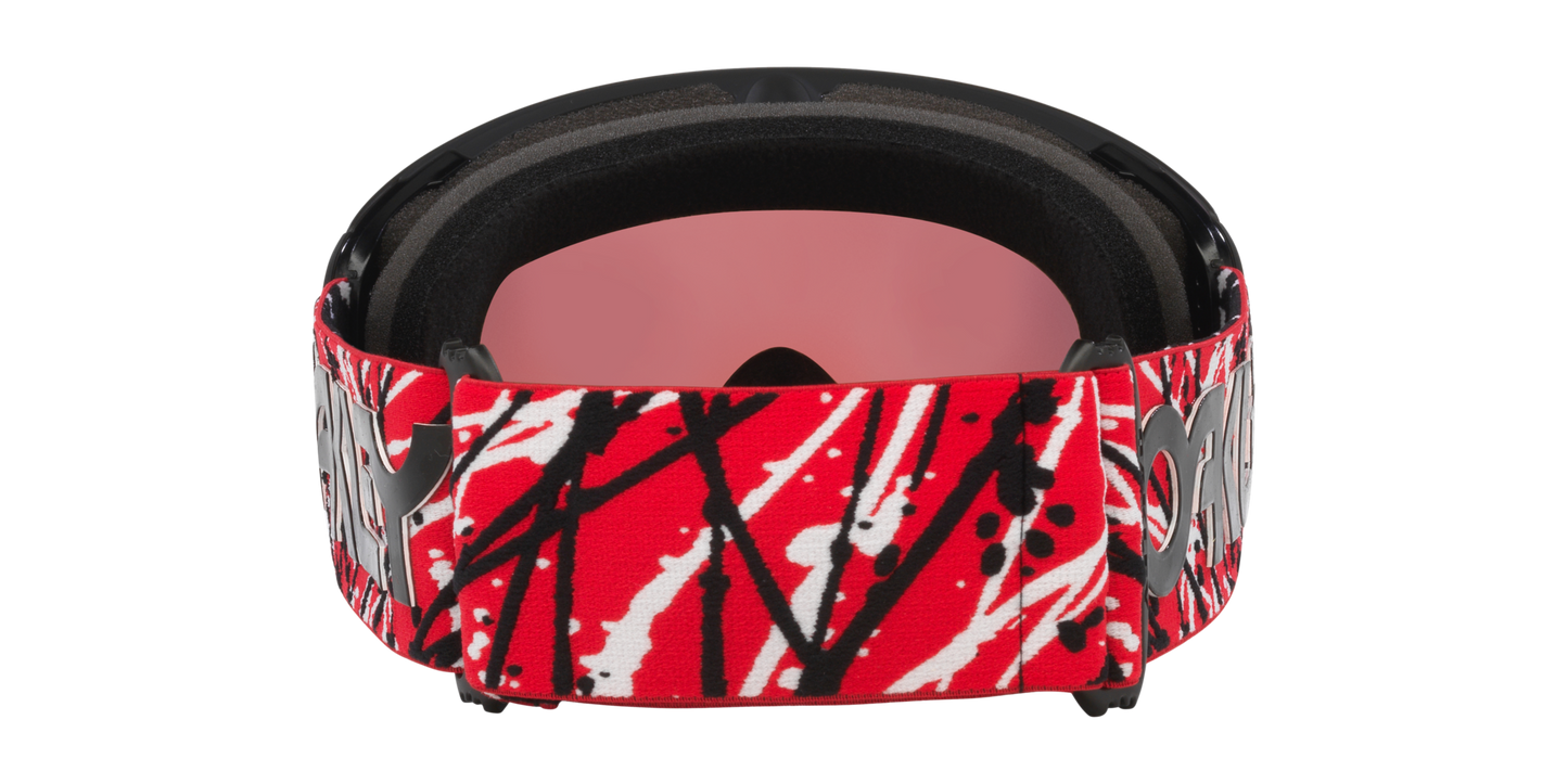 3837:MASCHERA OAKLEY FLIGHT DECK L RED EDDIE