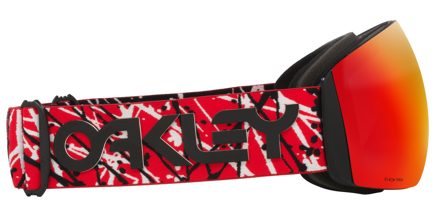 3840:MASCHERA OAKLEY FLIGHT DECK L RED EDDIE