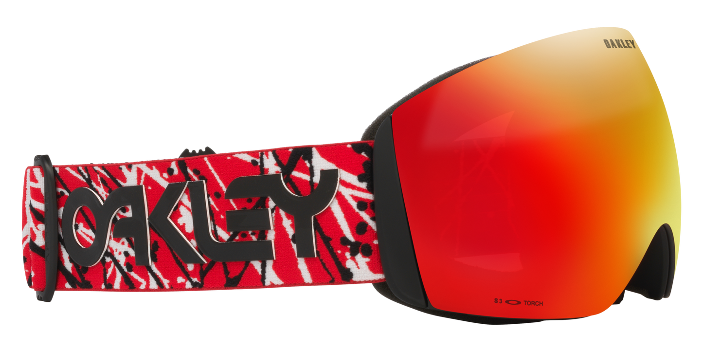 3841:MASCHERA OAKLEY FLIGHT DECK L RED EDDIE
