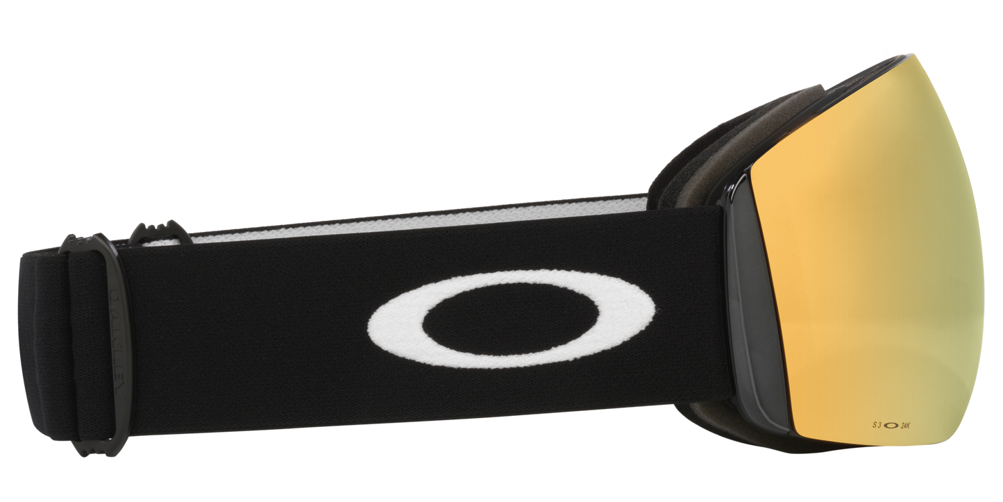 3864:MASCHERA OAKLEY FLIGHT DECK L BLACK GOLD