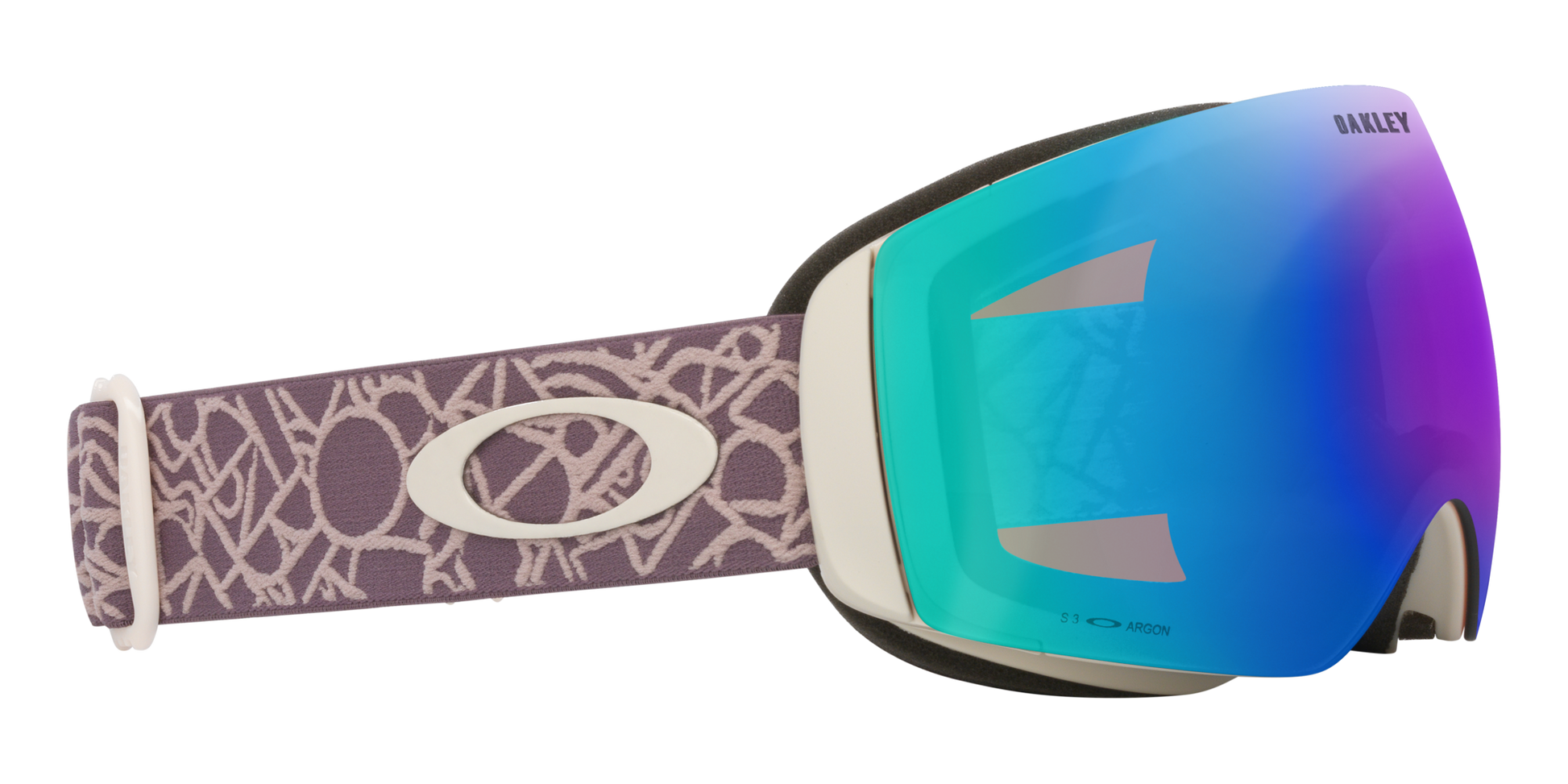 3916:MASCHERA OAKLEY FLIGHT DECK M TOADSTOOL