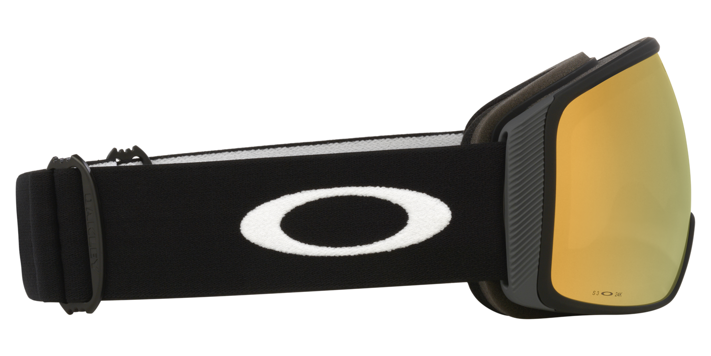 4118:MASCHERA OAKLEY FLIGHT TRACKER L GOLD