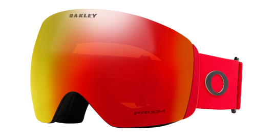 4229:MASCHERA OAKLEY FLIGHT DECK RED