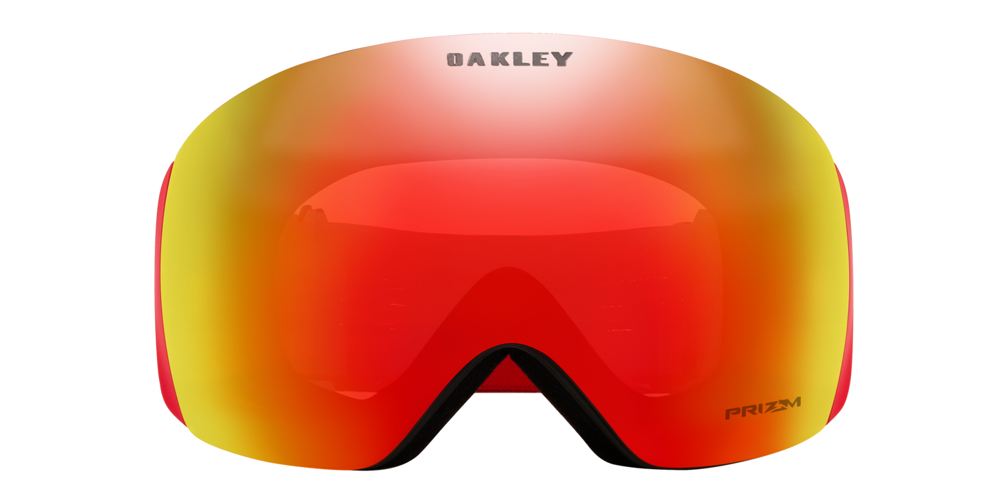 4230:MASCHERA OAKLEY FLIGHT DECK RED