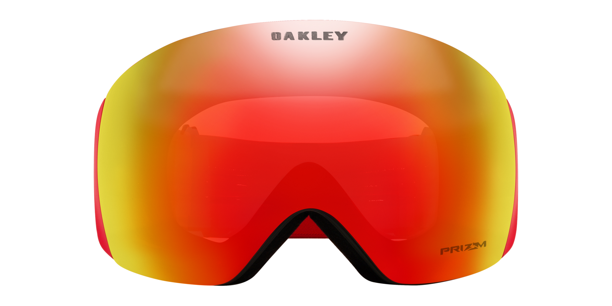 4230:MASCHERA OAKLEY FLIGHT DECK RED