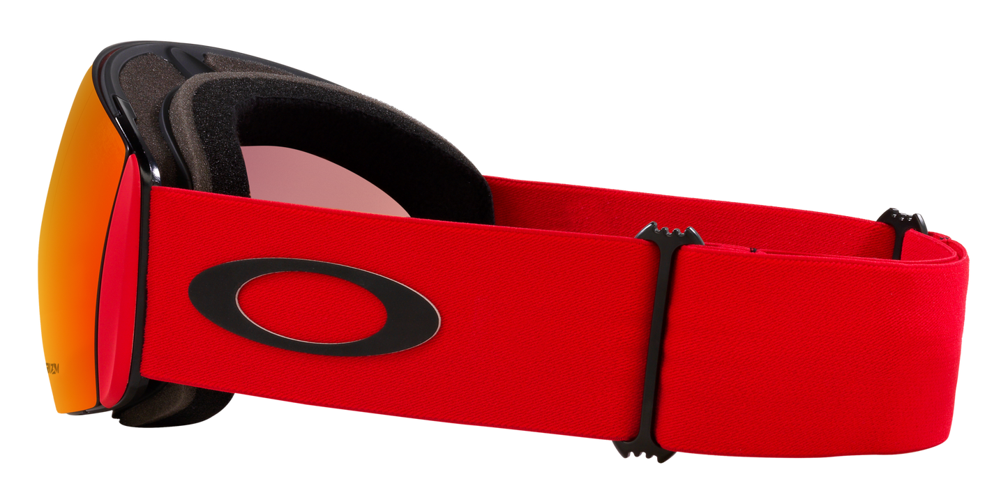 4233:MASCHERA OAKLEY FLIGHT DECK RED