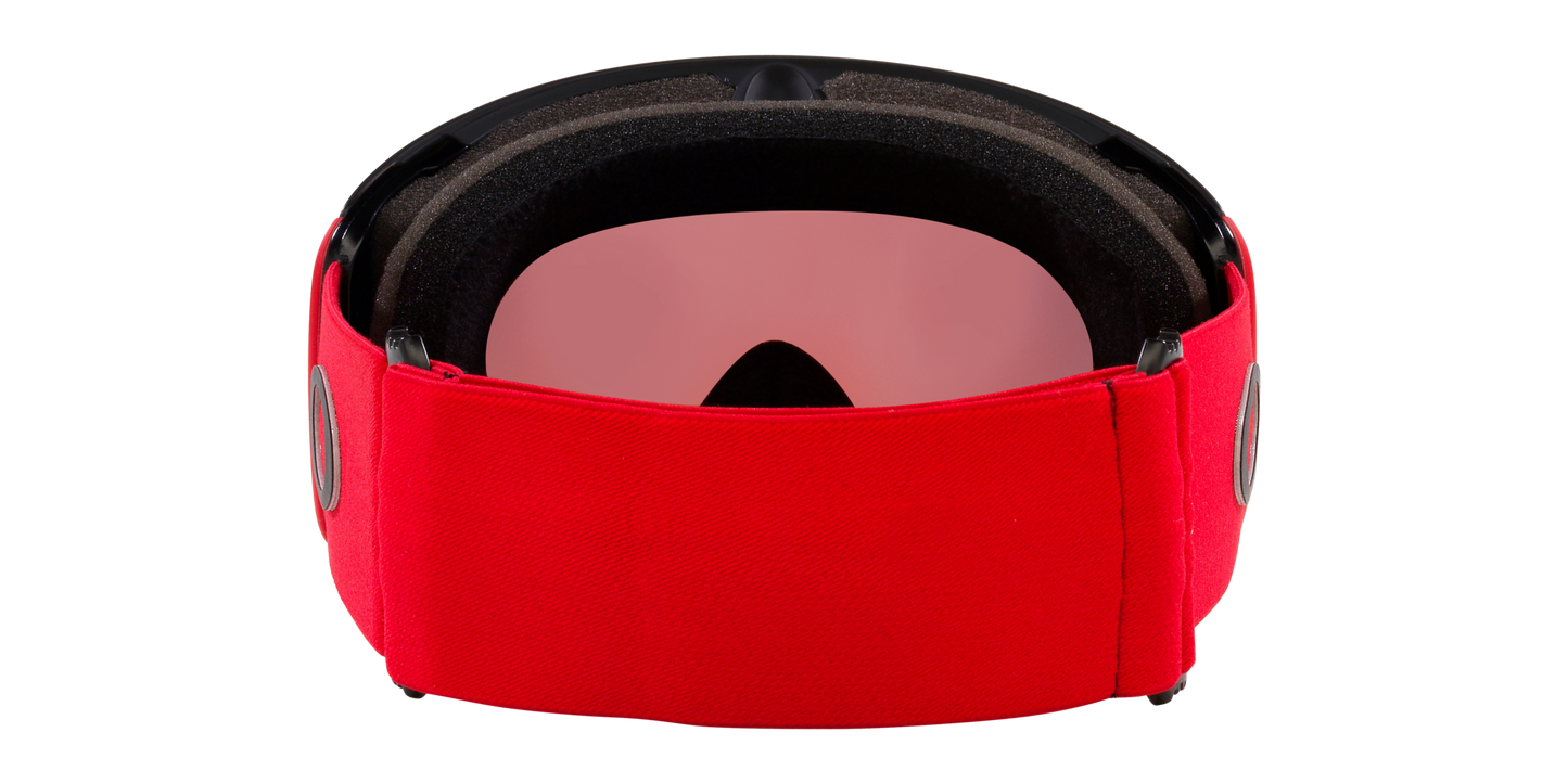 4235:MASCHERA OAKLEY FLIGHT DECK RED