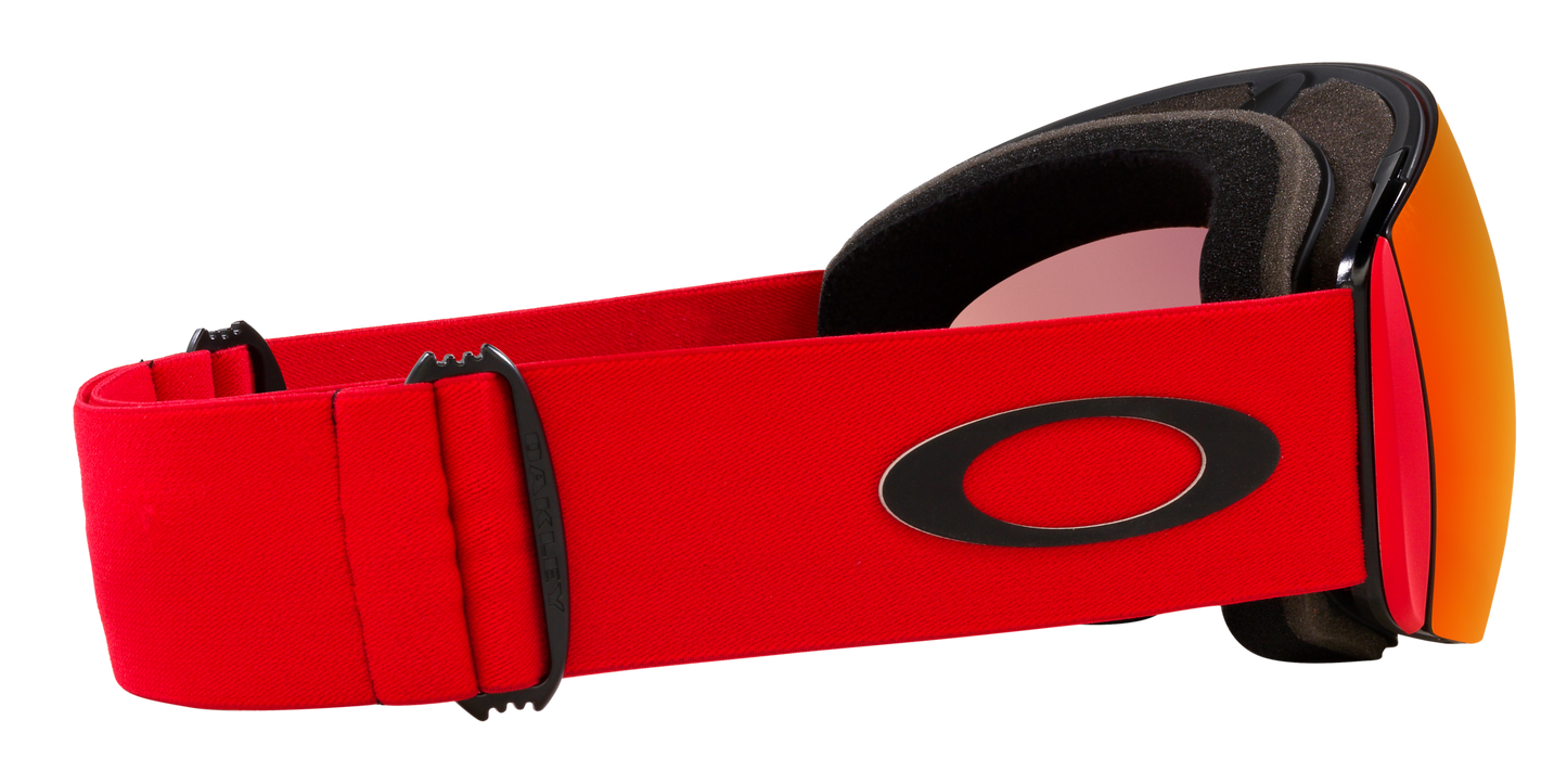 4237:MASCHERA OAKLEY FLIGHT DECK RED