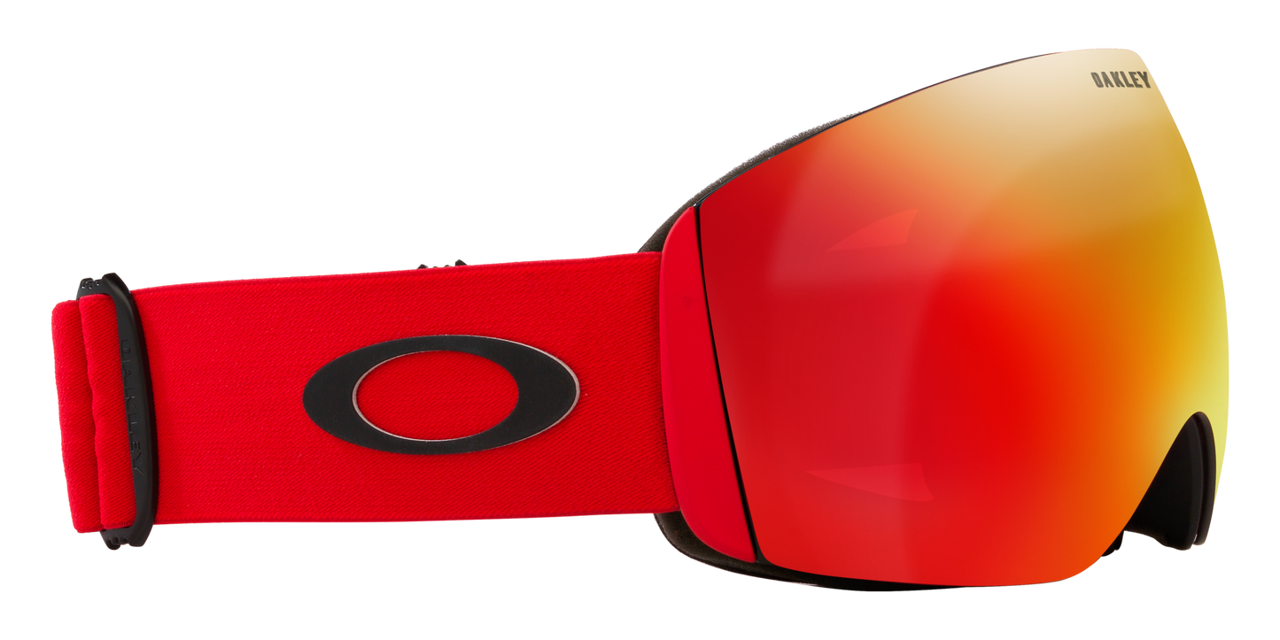 4239:MASCHERA OAKLEY FLIGHT DECK RED