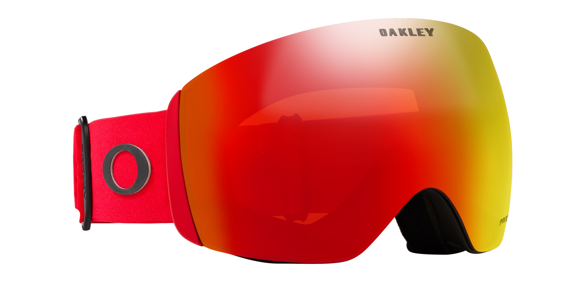 4240:MASCHERA OAKLEY FLIGHT DECK RED