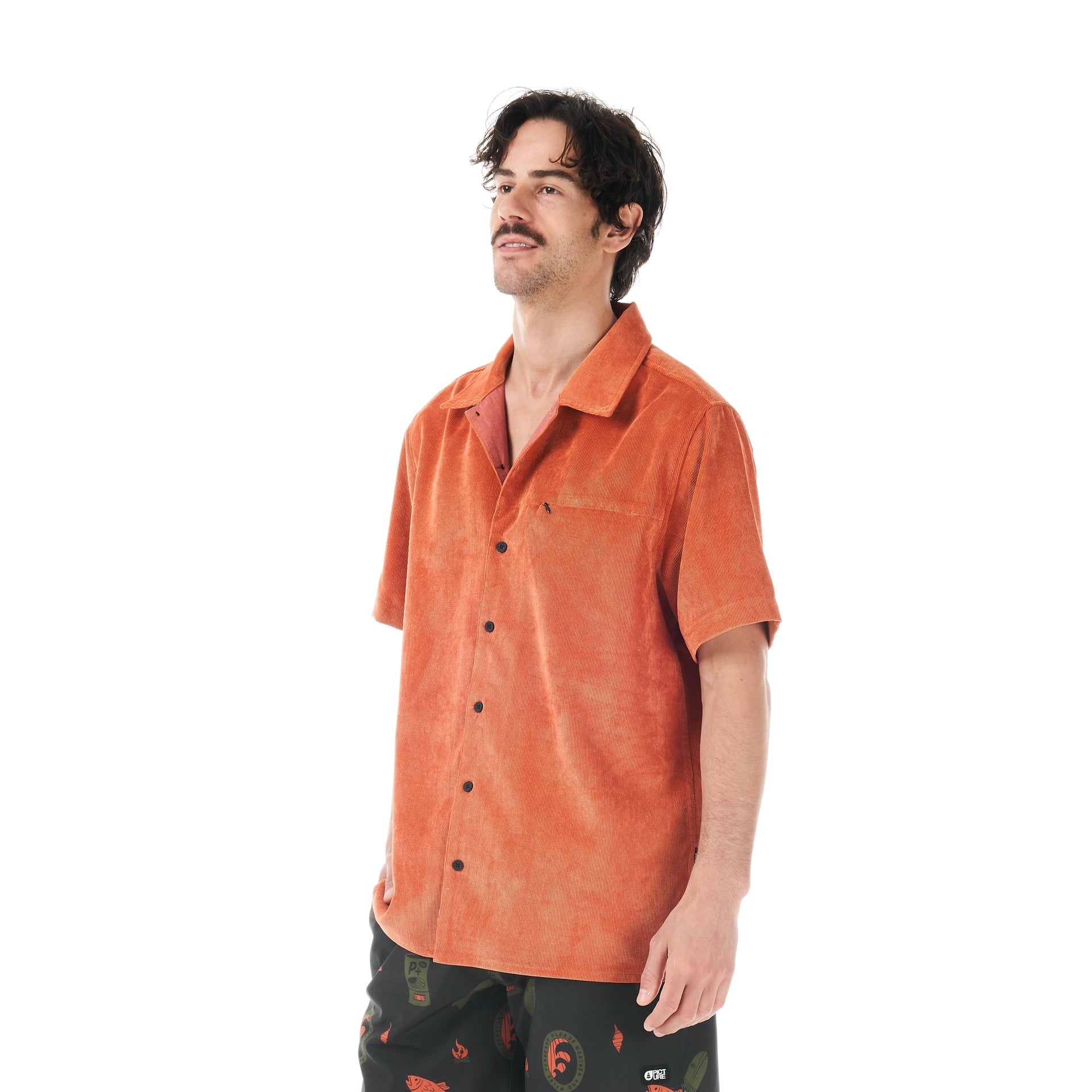 5360:CAMICIA PICTURE NOLLUR VELLUTO ORANGE