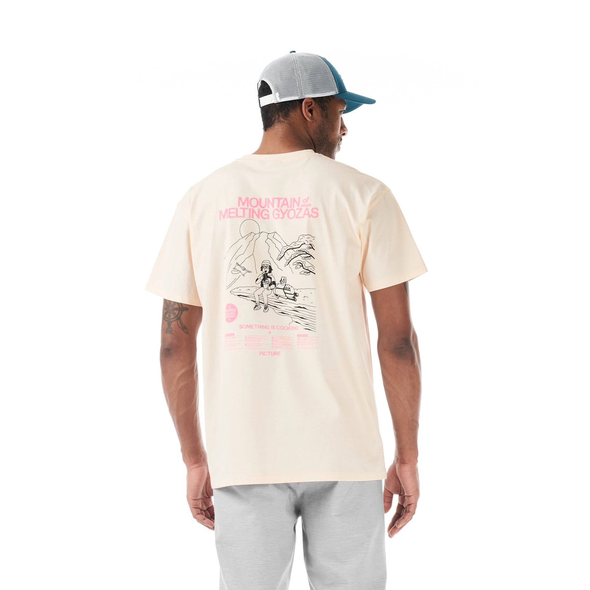 5370:T-SHIRT PICTURE COOKERY PINK