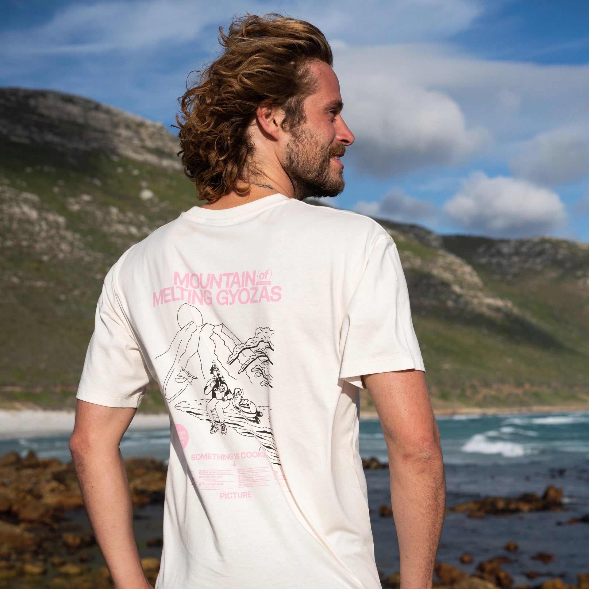 5372:T-SHIRT PICTURE COOKERY PINK