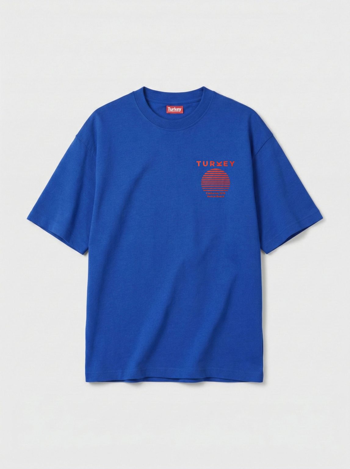 5423:T-SHIRT TURKEY 1978 BLUE